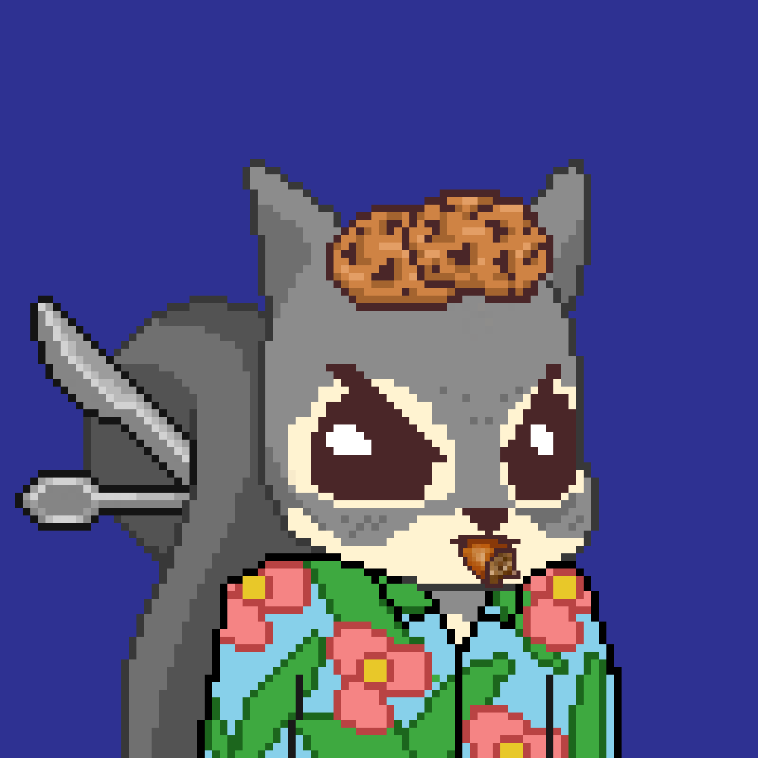 Pixel Squirrels #7702 NFT on Algorand