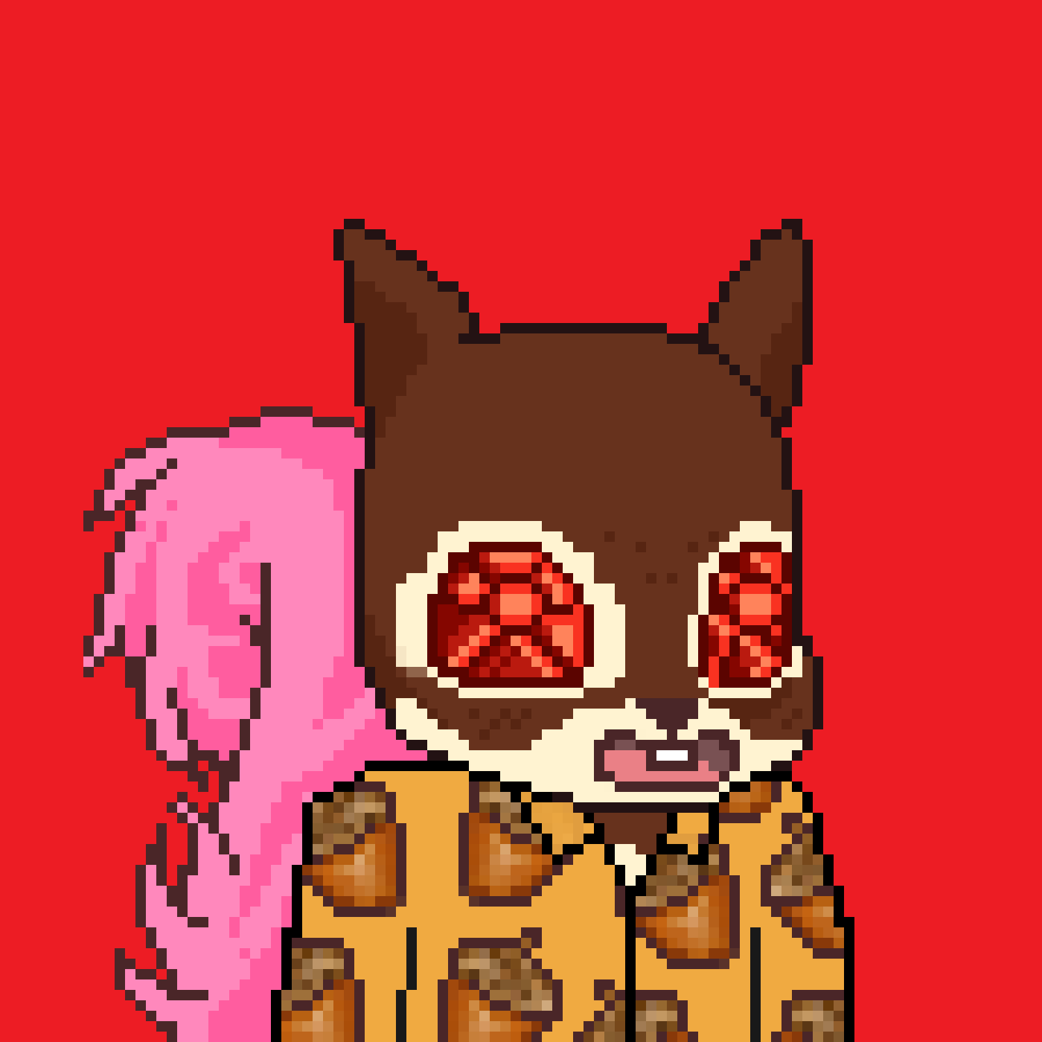 Pixel Squirrels #7709 NFT on Algorand