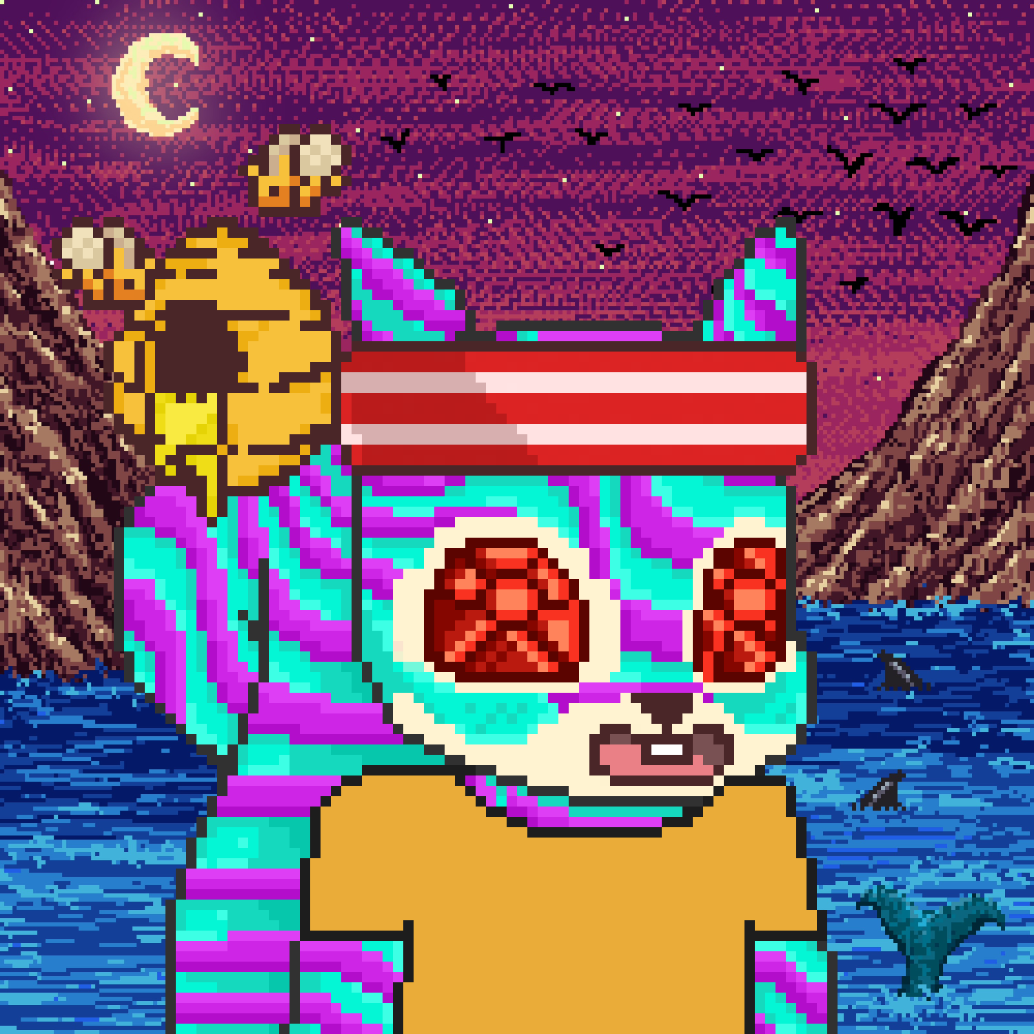 Pixel Squirrels #7718 NFT on Algorand