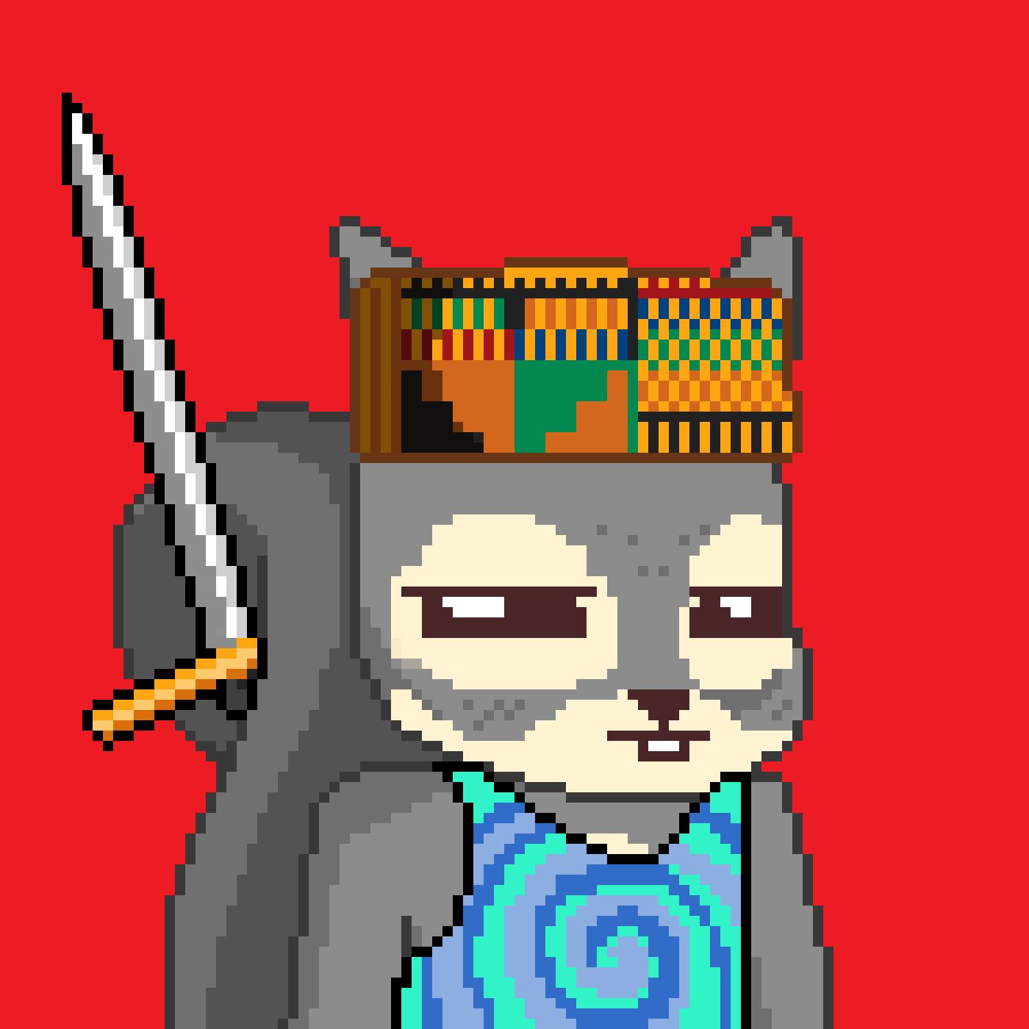 Pixel Squirrels #7736 NFT on Algorand