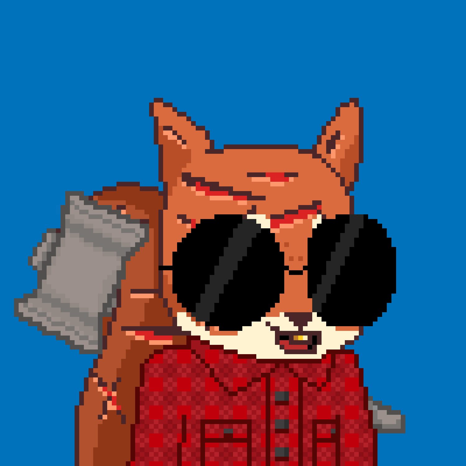 Pixel Squirrels #7740 NFT on Algorand