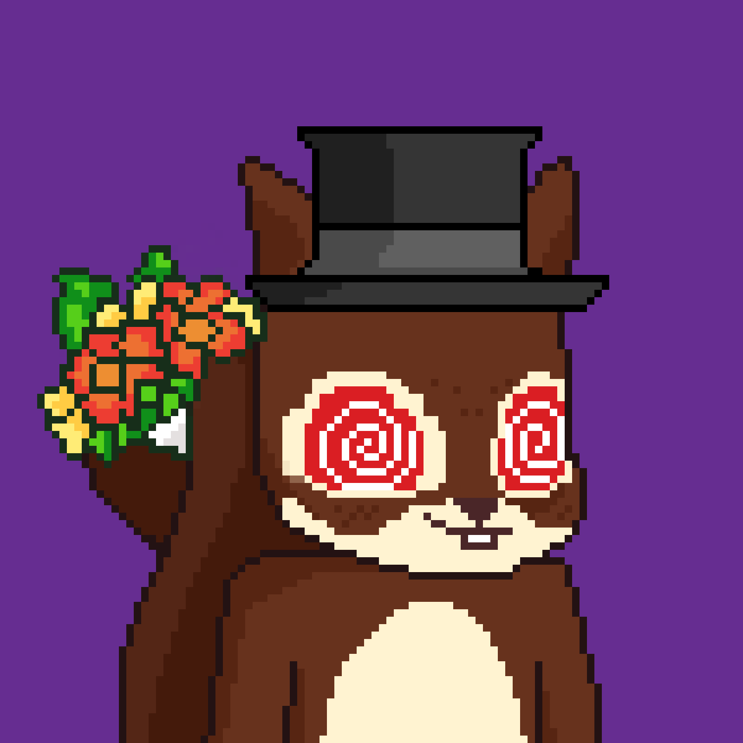 Pixel Squirrels #7755 NFT on Algorand
