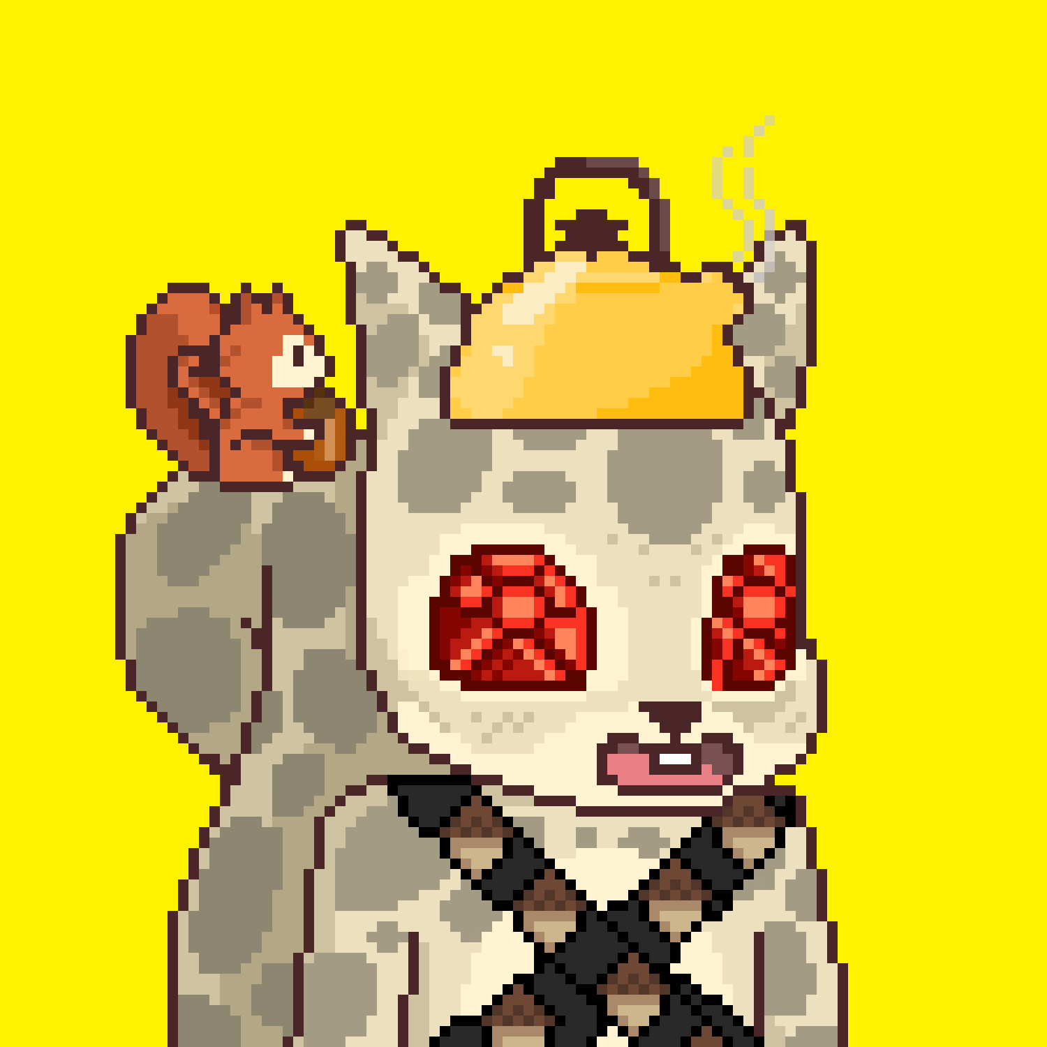 Pixel Squirrels #7763 NFT on Algorand