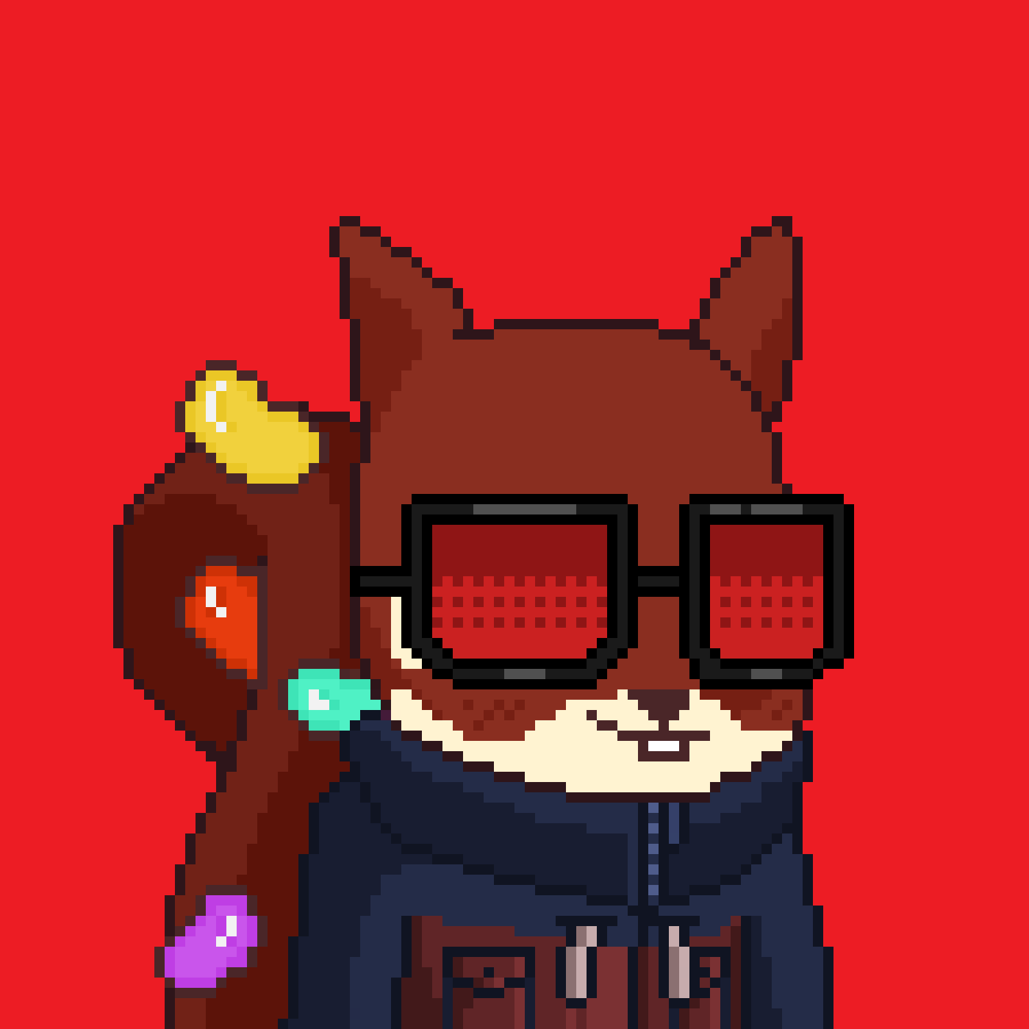Pixel Squirrels #7772 NFT on Algorand