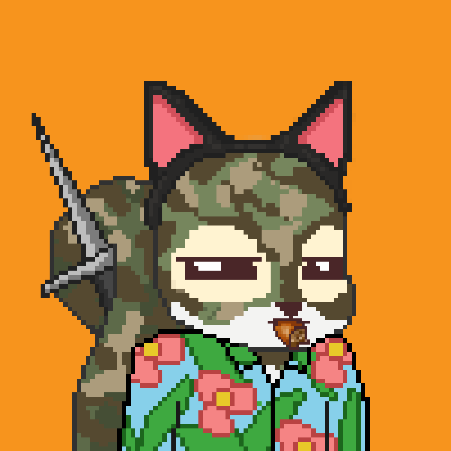 Pixel Squirrels #7834 NFT on Algorand