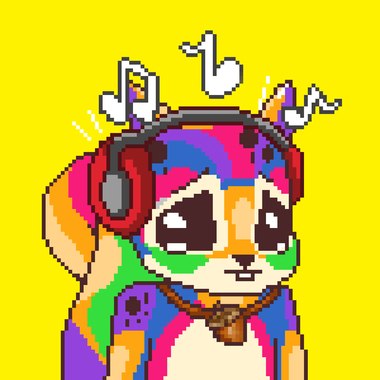 Pixel Squirrels #7838 NFT on Algorand