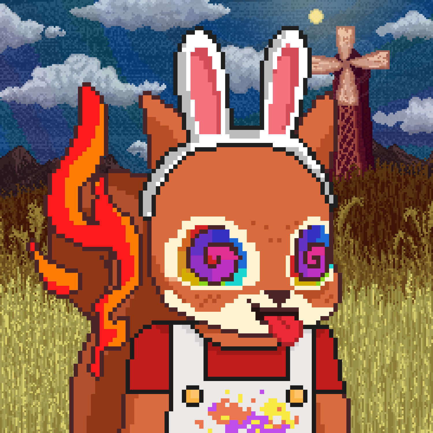 Pixel Squirrels #7856 NFT on Algorand