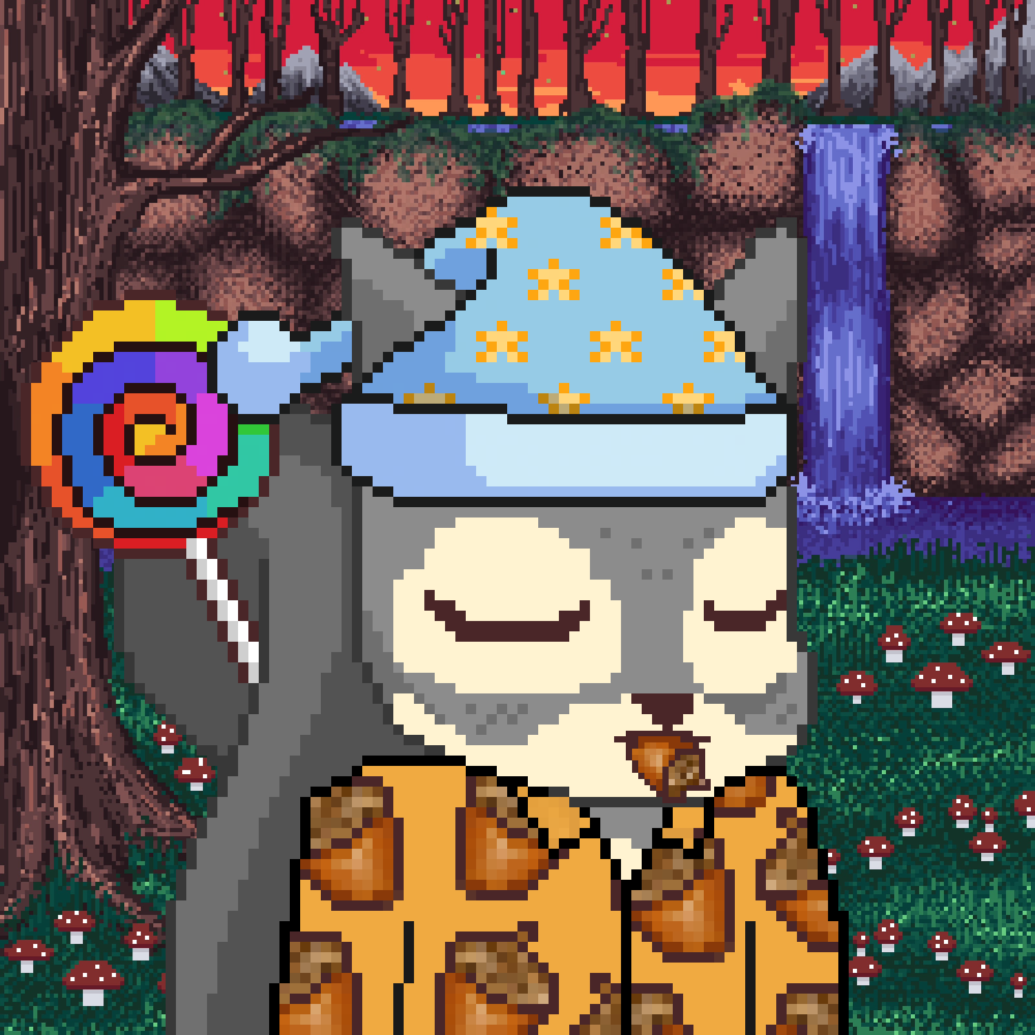 Pixel Squirrels #7873 NFT on Algorand