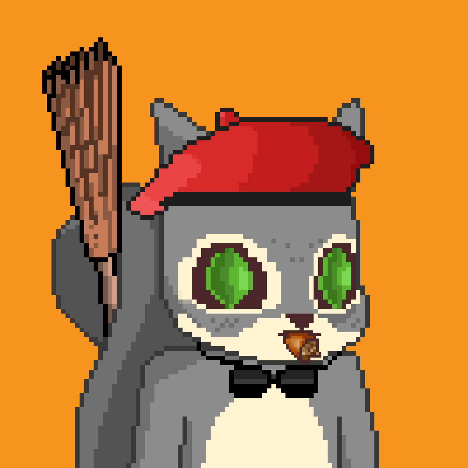 Pixel Squirrels #7874 NFT on Algorand