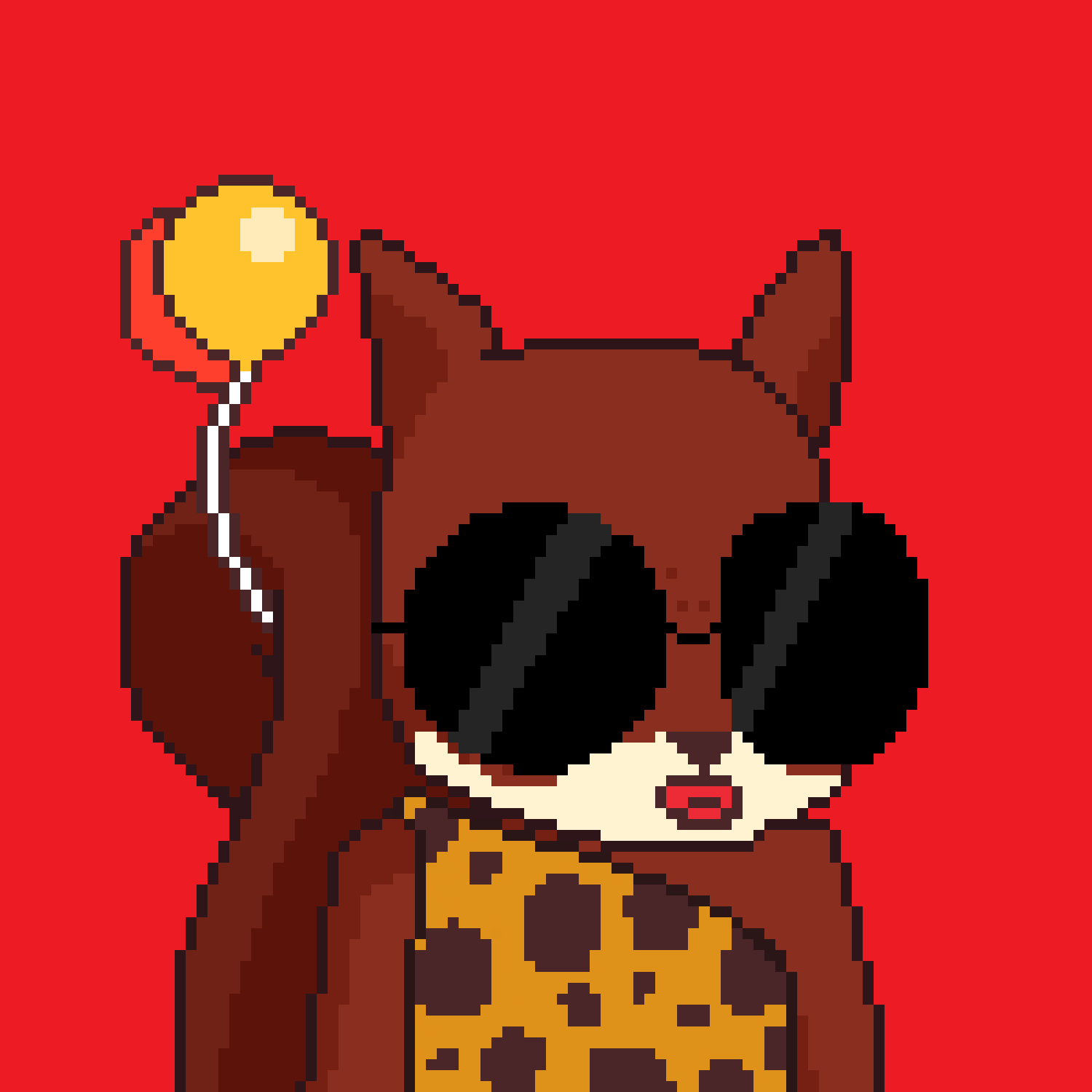 Pixel Squirrels #7908 NFT on Algorand