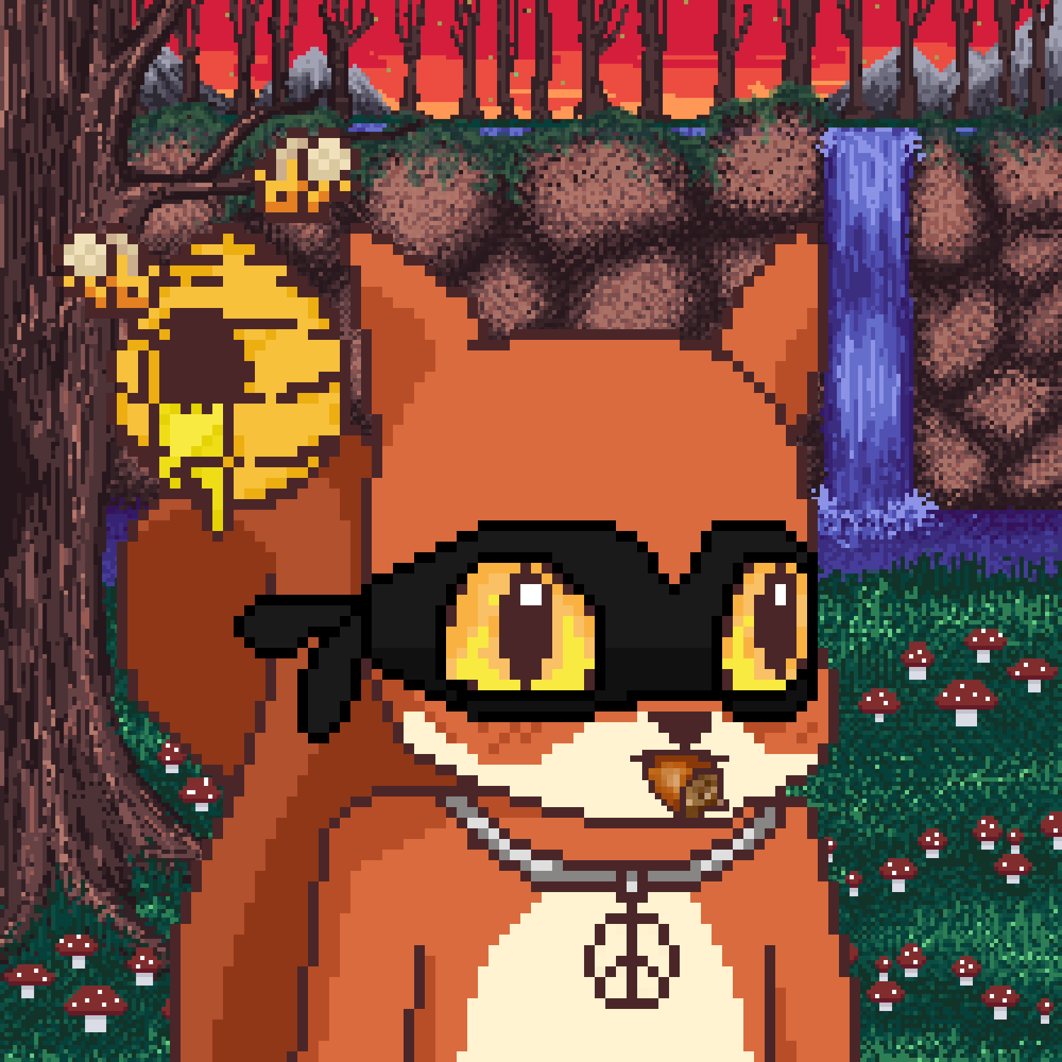 Pixel Squirrels #7921 NFT on Algorand