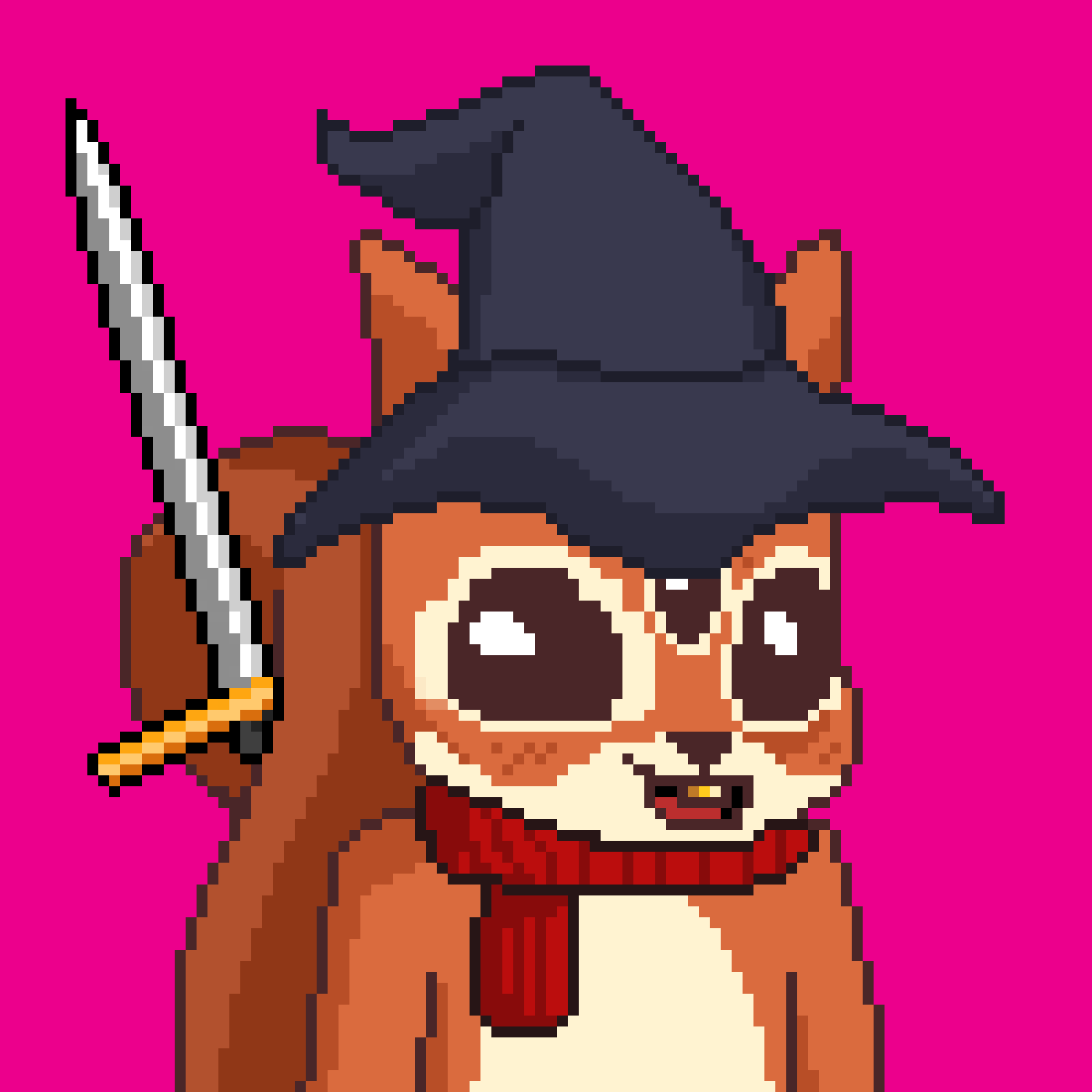 Pixel Squirrels #7928 NFT on Algorand