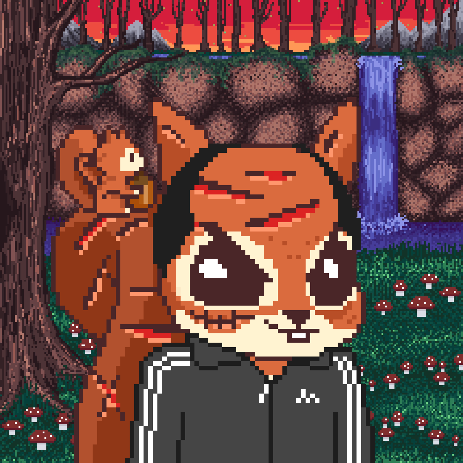 Pixel Squirrels #7946 NFT on Algorand