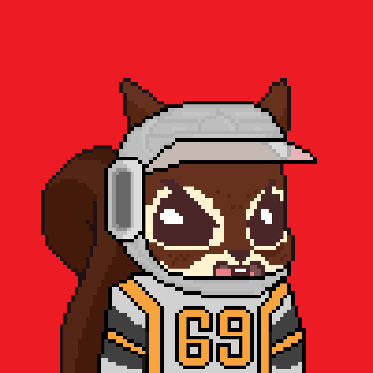 Pixel Squirrels #7950 NFT on Algorand