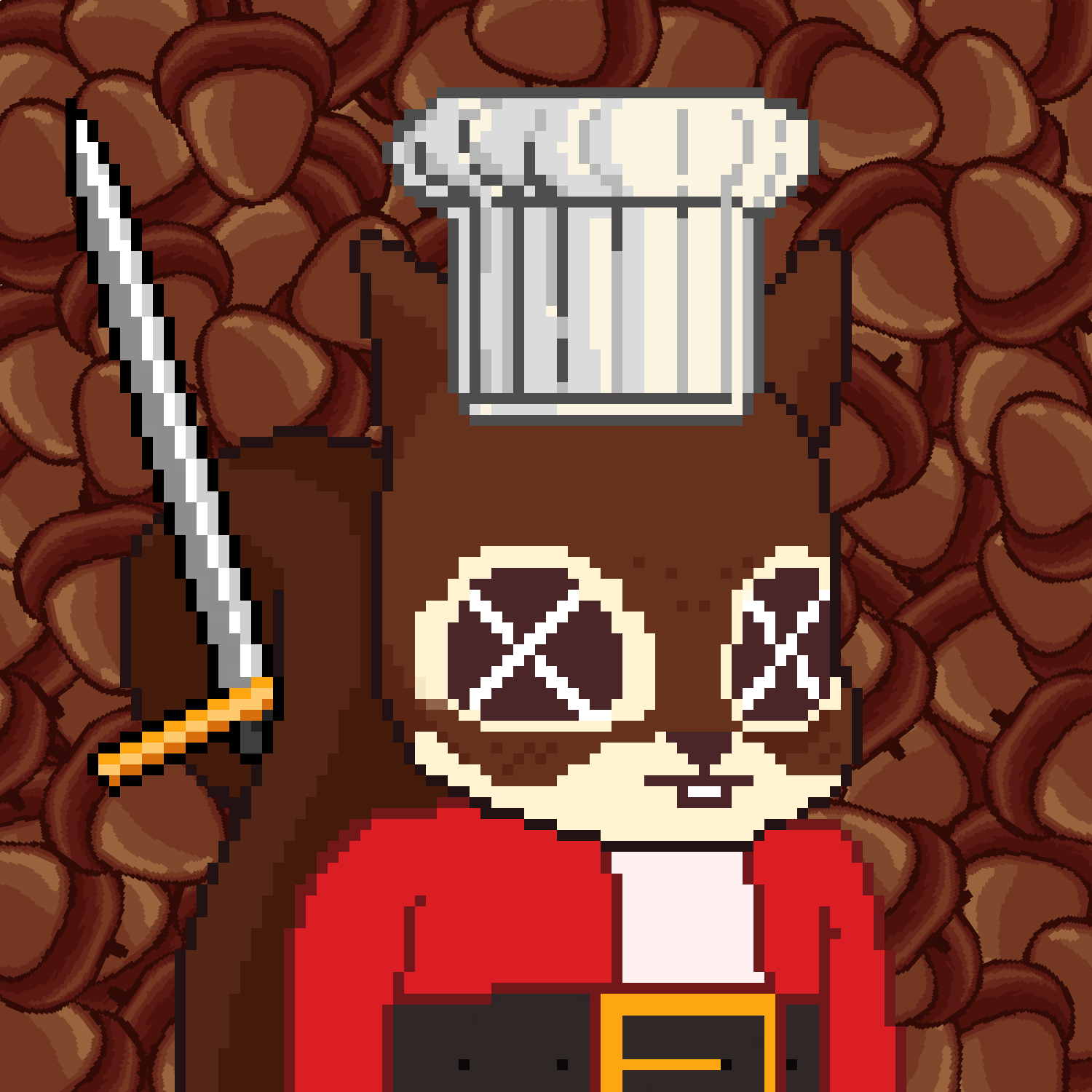 Pixel Squirrels #7960 NFT on Algorand