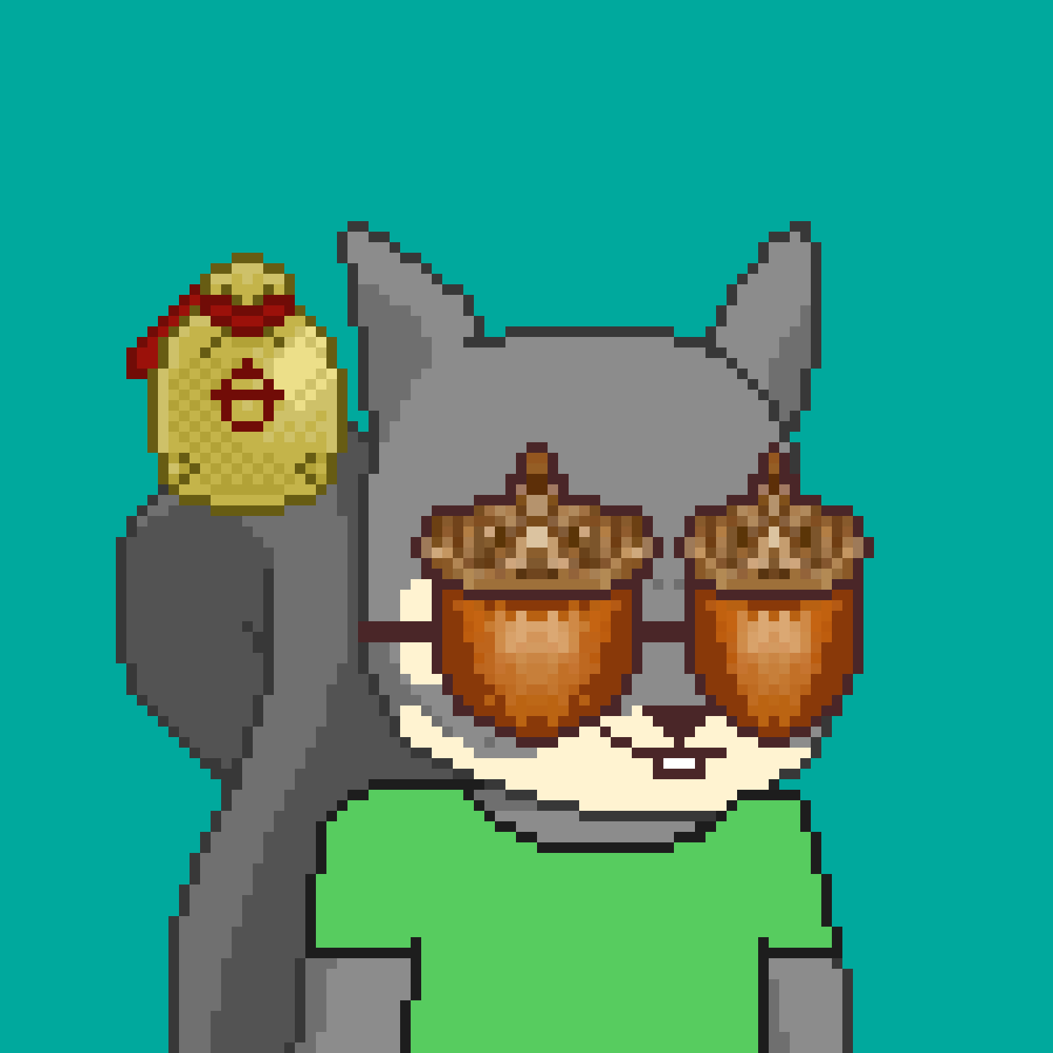 Pixel Squirrels #7962 NFT on Algorand