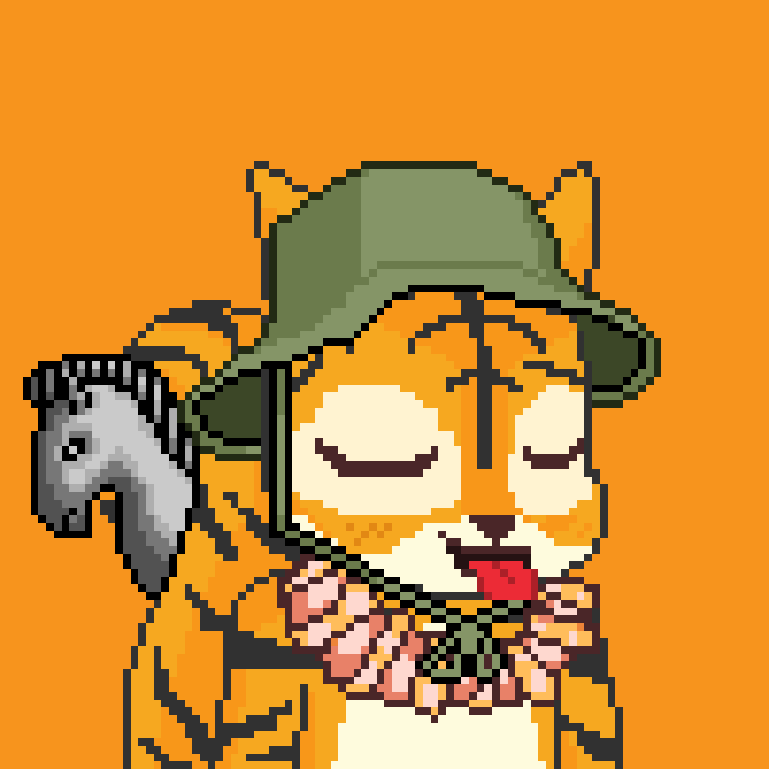 Pixel Squirrels #7968 NFT on Algorand