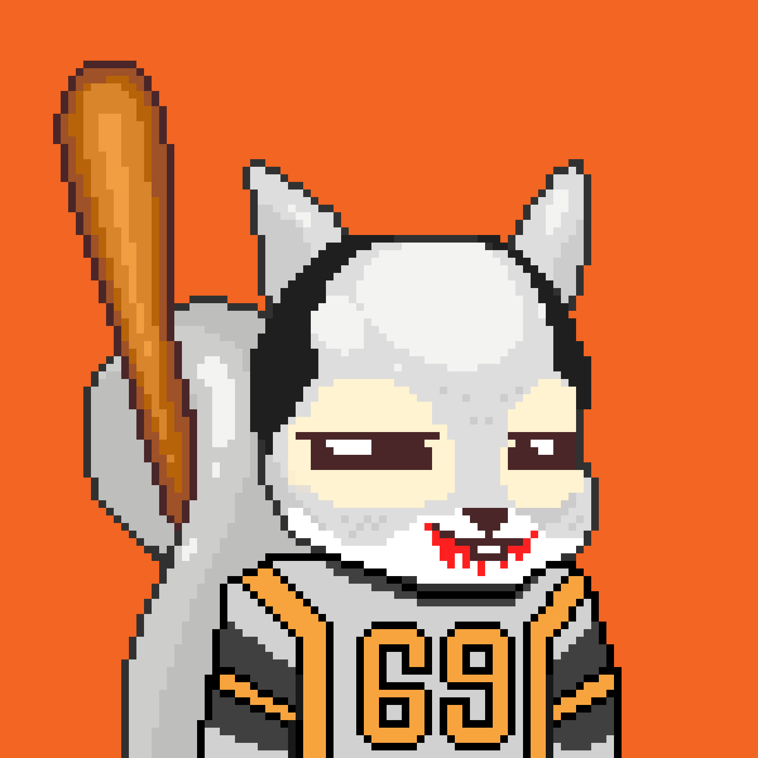 Pixel Squirrels #7969 NFT on Algorand