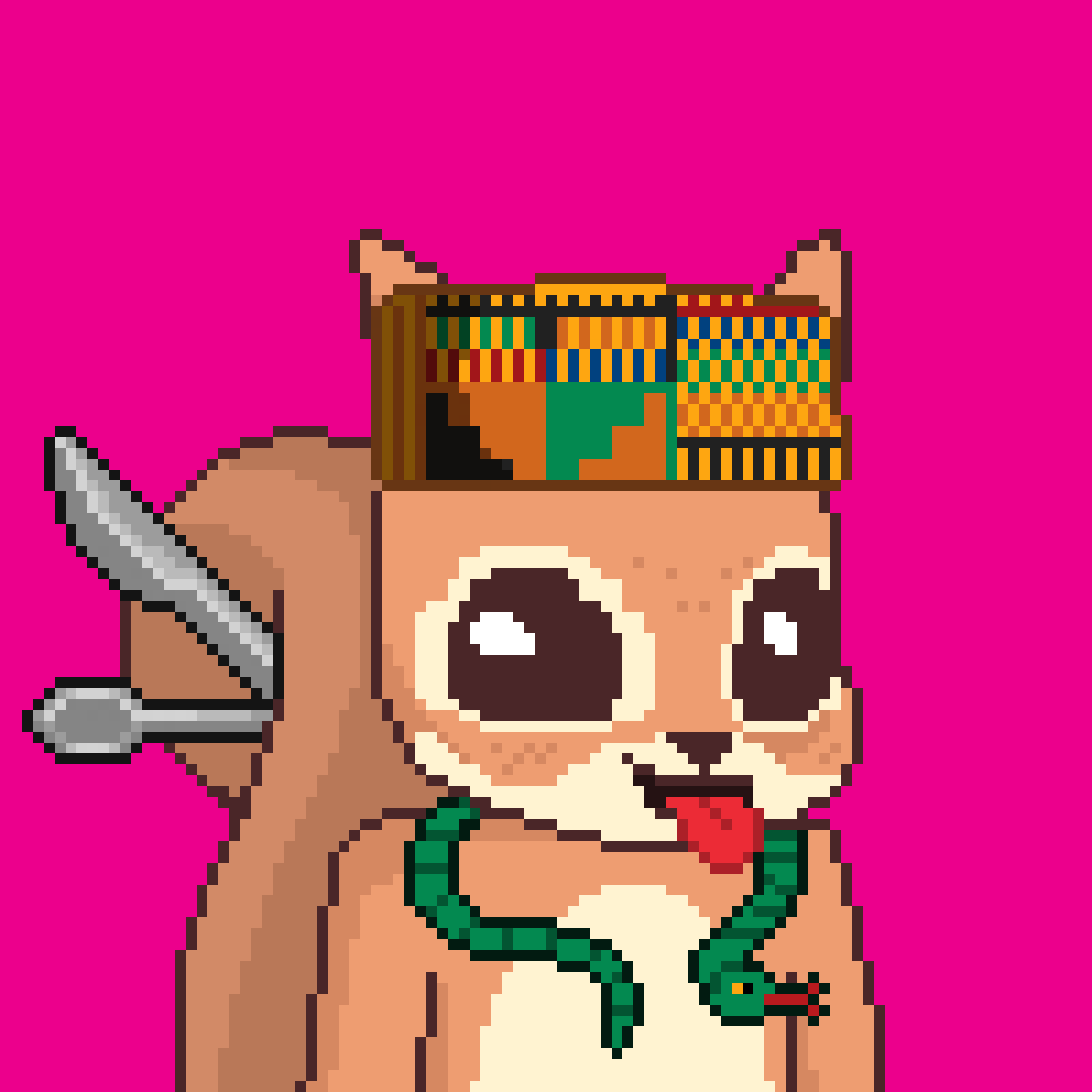 Pixel Squirrels #7984 NFT on Algorand