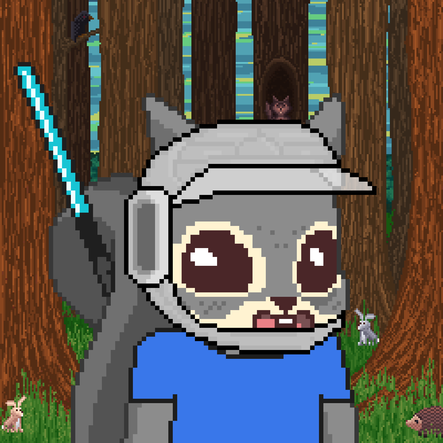 Pixel Squirrels #801 NFT on Algorand