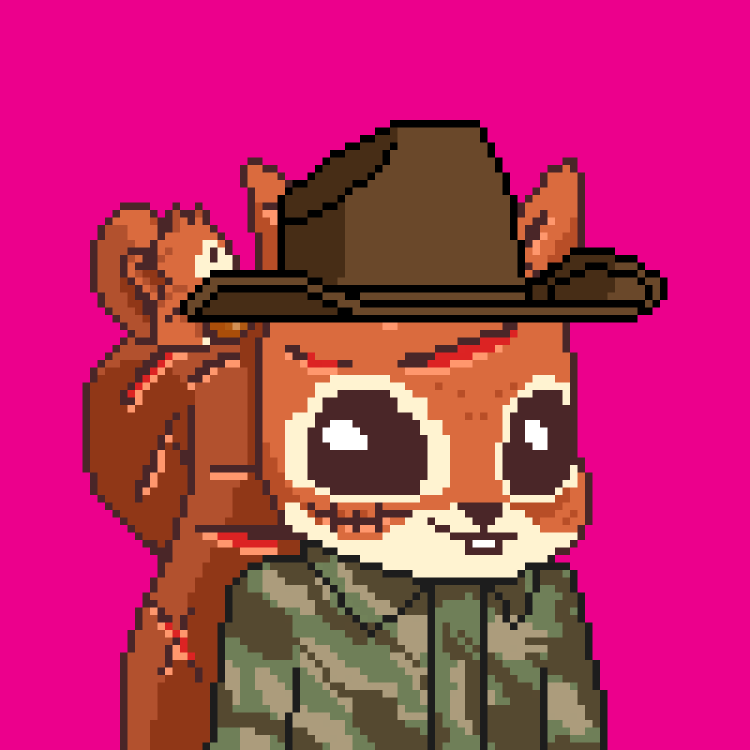 Pixel Squirrels #8014 NFT on Algorand