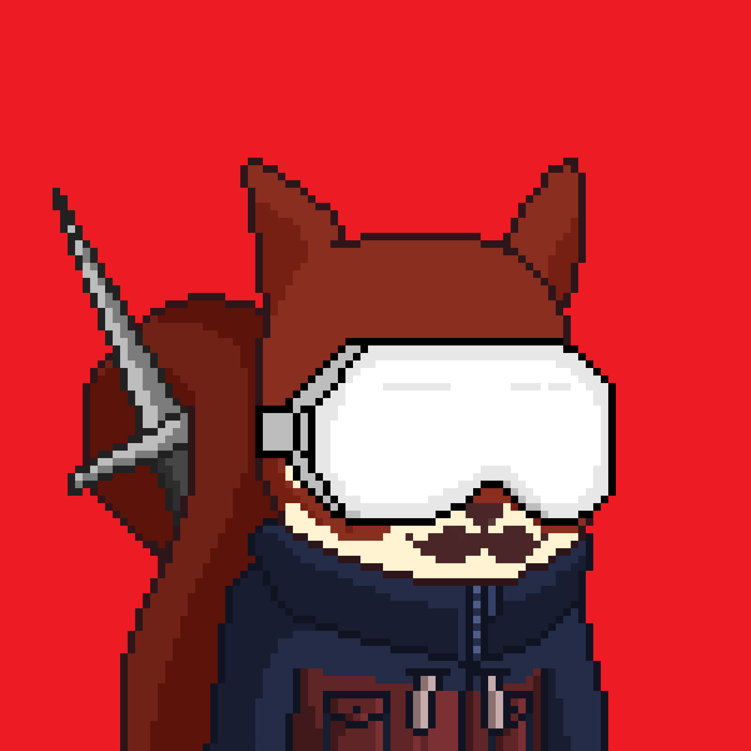 Pixel Squirrels #8015 NFT on Algorand