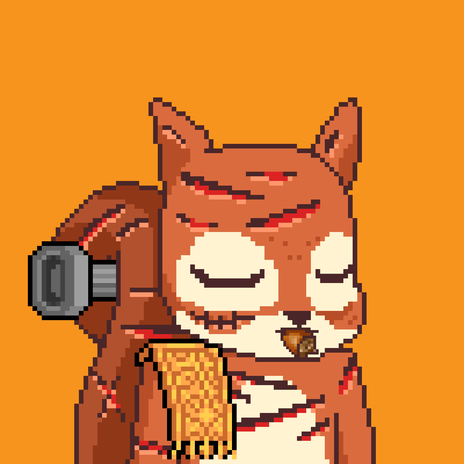 Pixel Squirrels #8017 NFT on Algorand