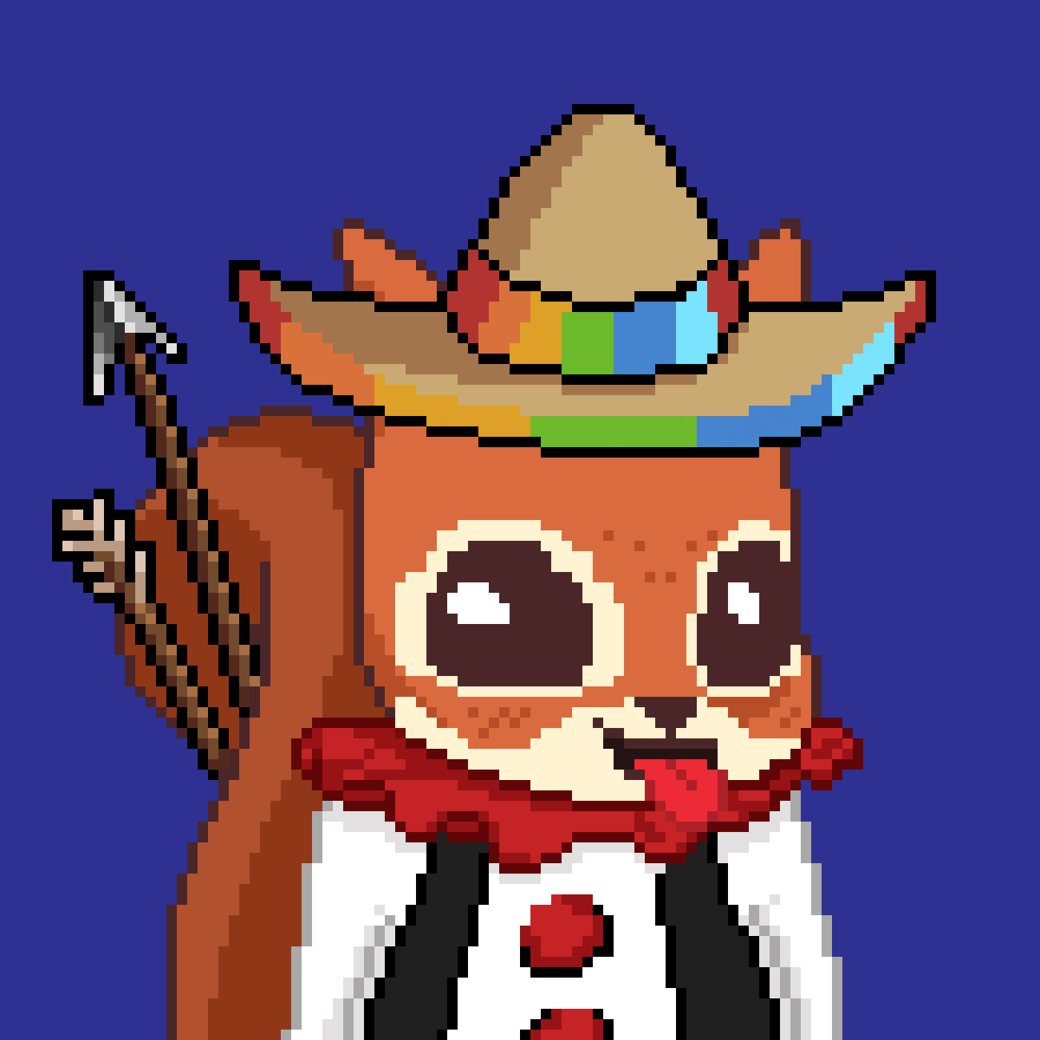 Pixel Squirrels #8058 NFT on Algorand