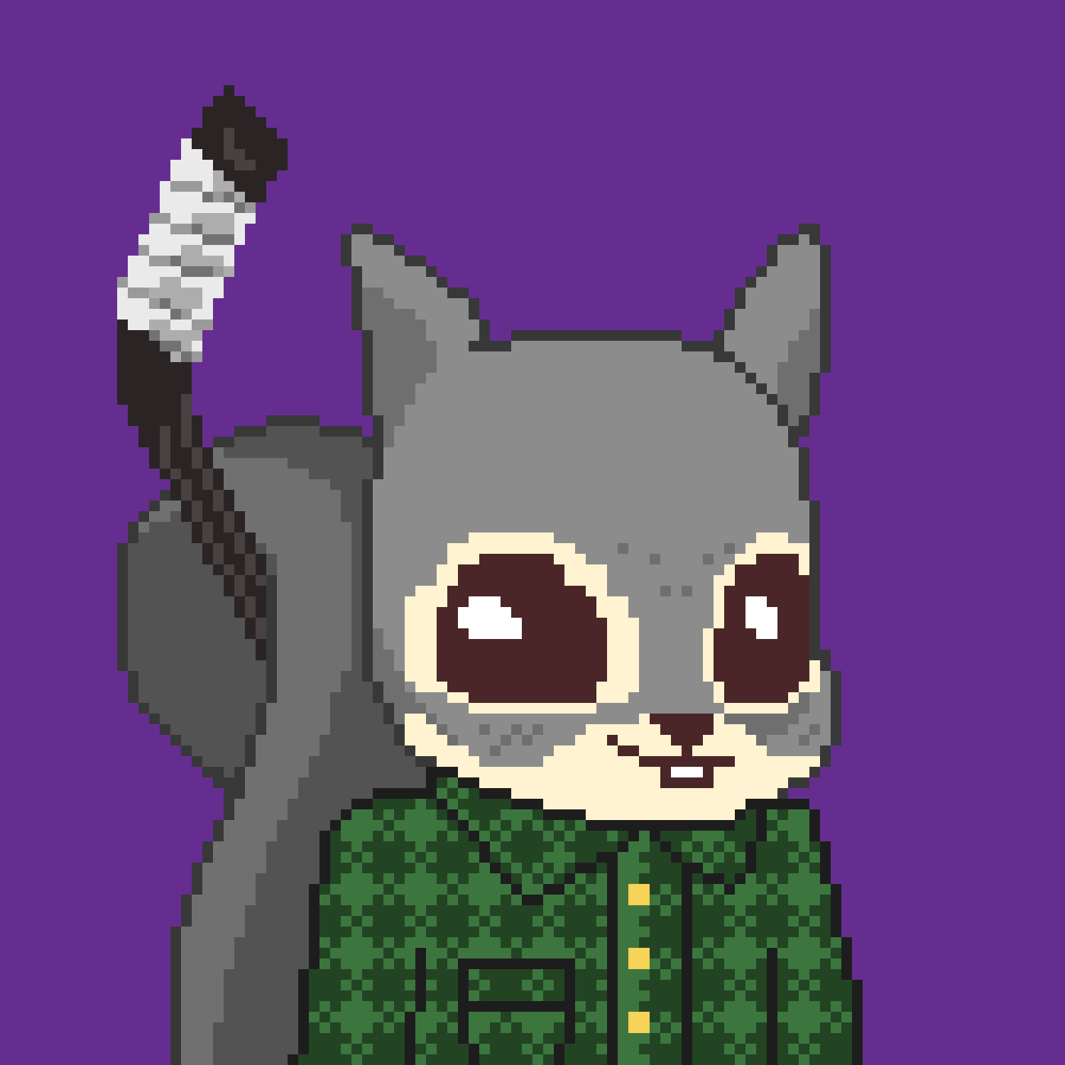 Pixel Squirrels #8077 NFT on Algorand