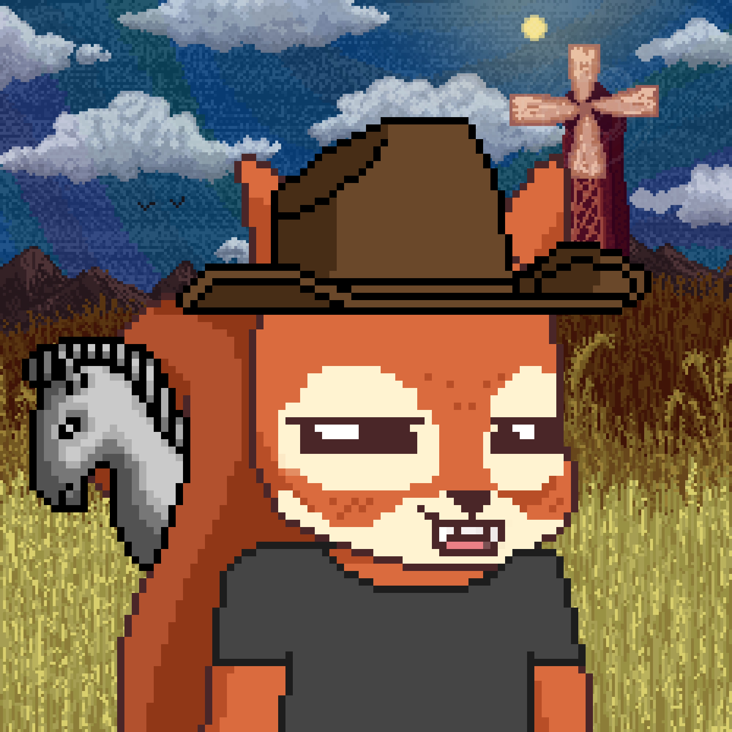 Pixel Squirrels #8086 NFT on Algorand