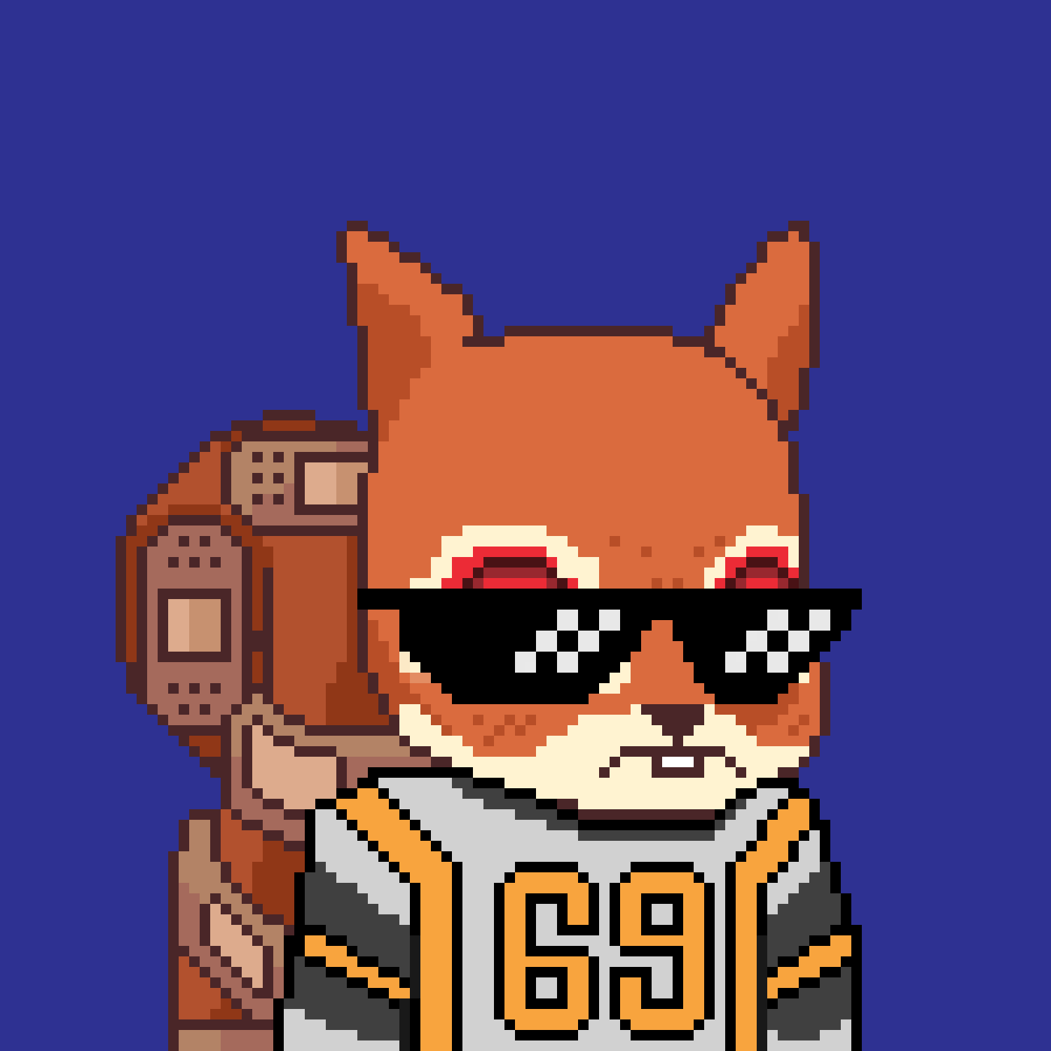 Pixel Squirrels #8114 NFT on Algorand