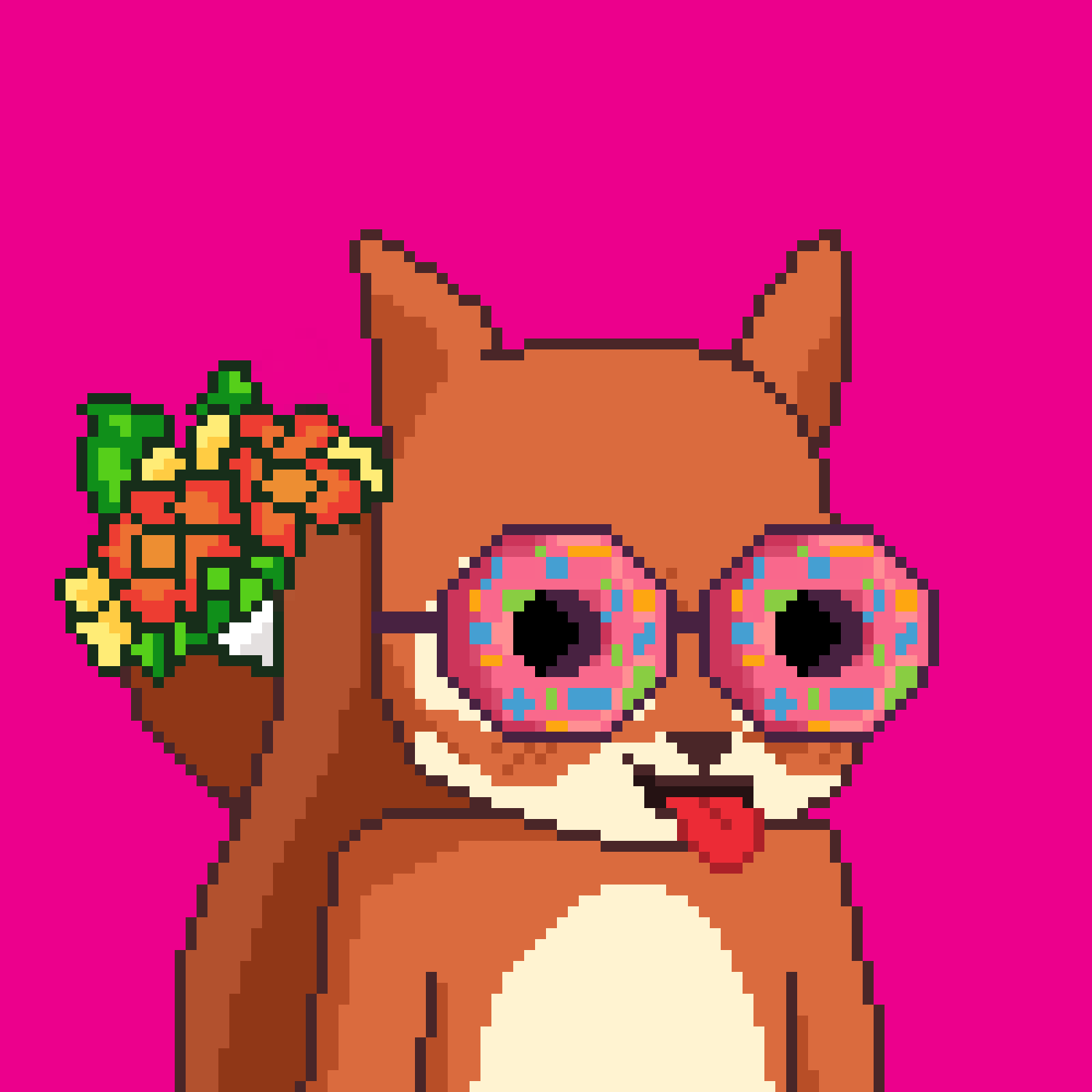 Pixel Squirrels #814 NFT on Algorand