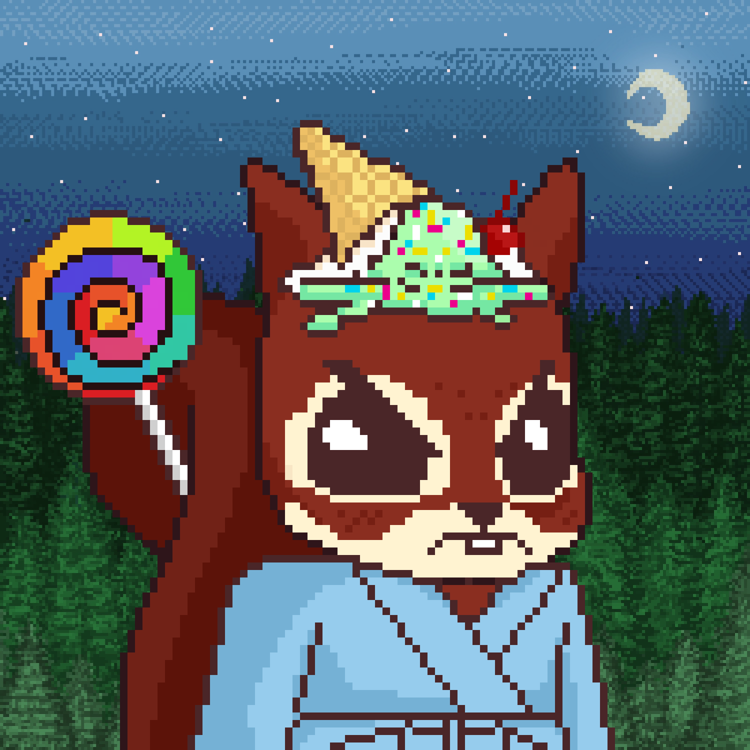 Pixel Squirrels #8145 NFT on Algorand