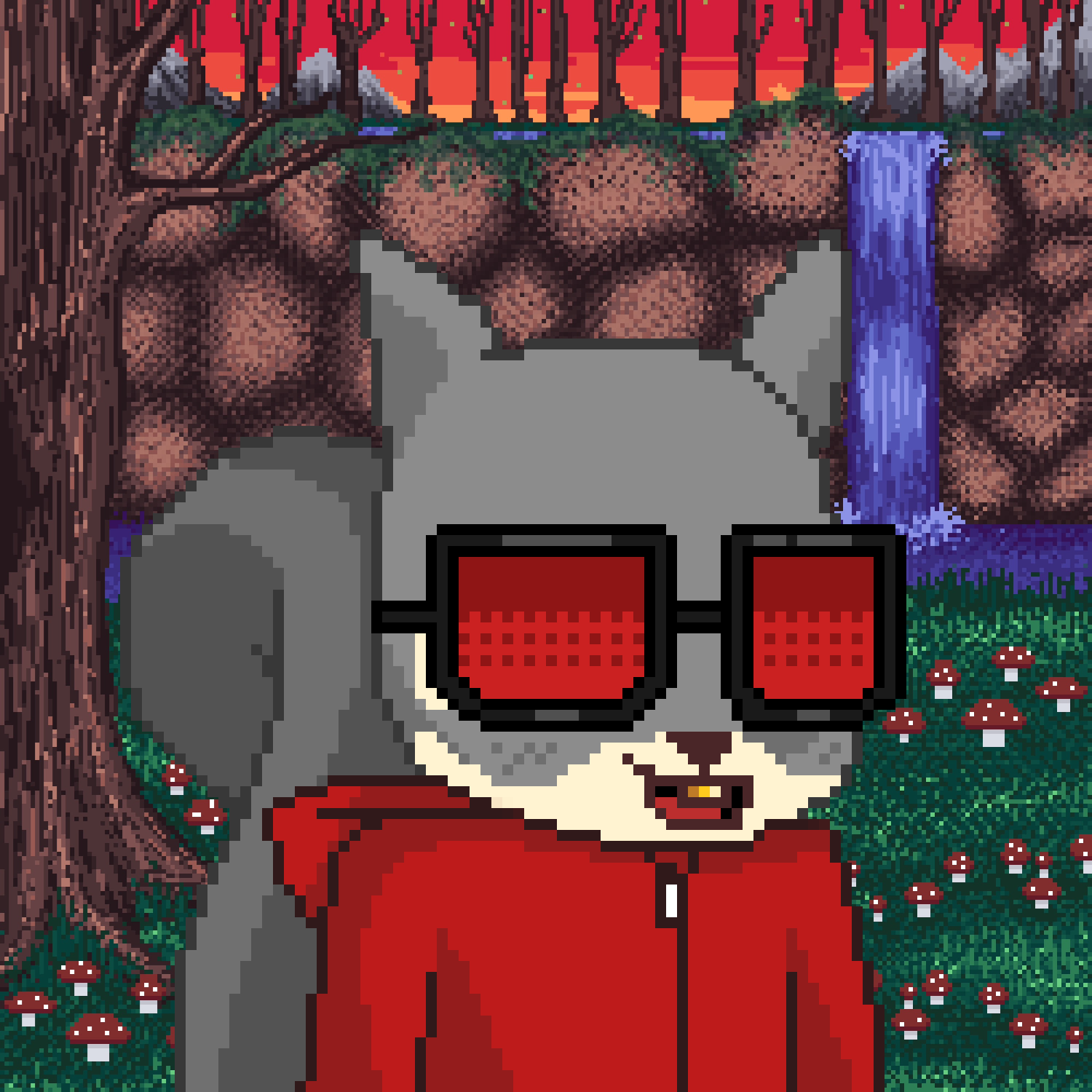 Pixel Squirrels #815 NFT on Algorand