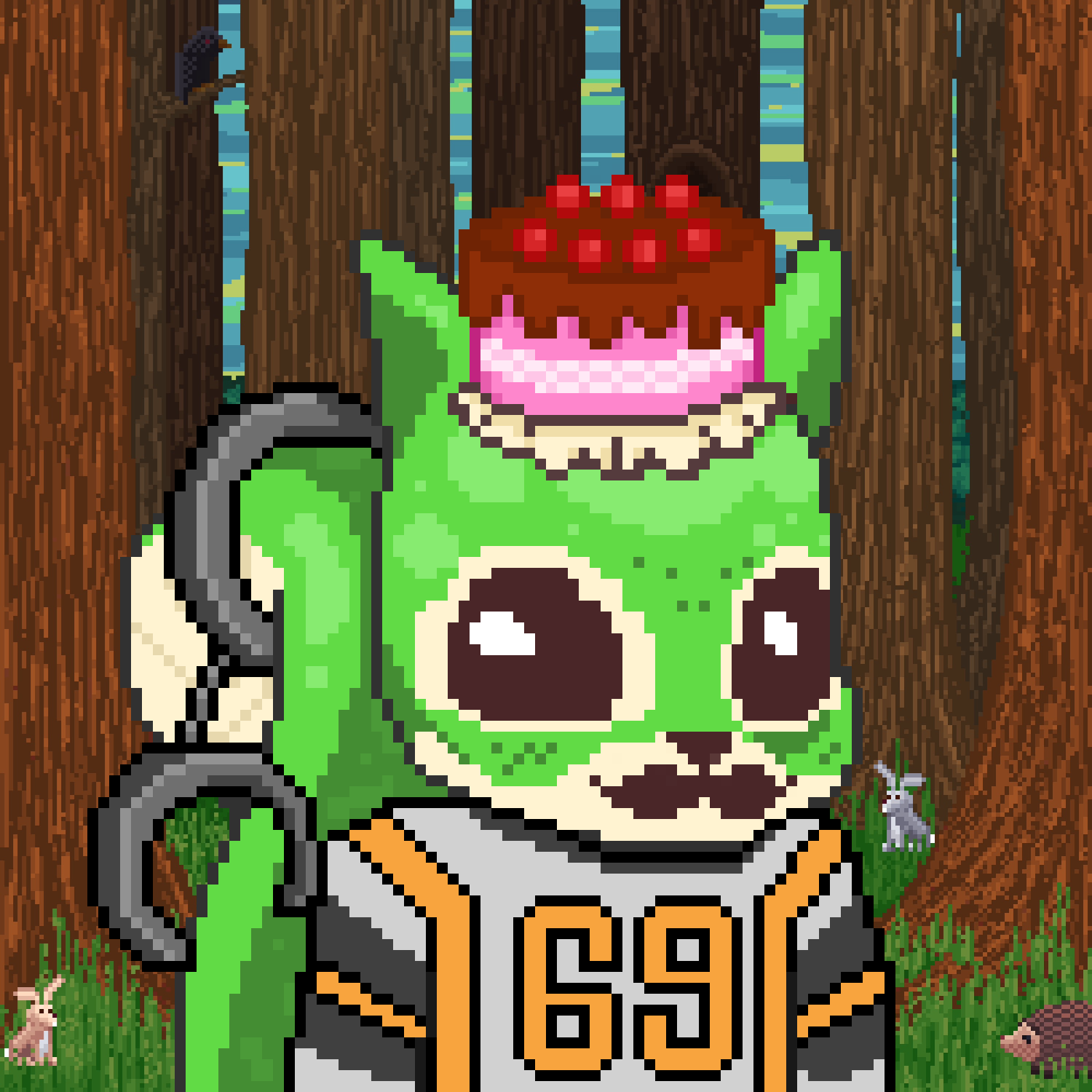 Pixel Squirrels #8152 NFT on Algorand