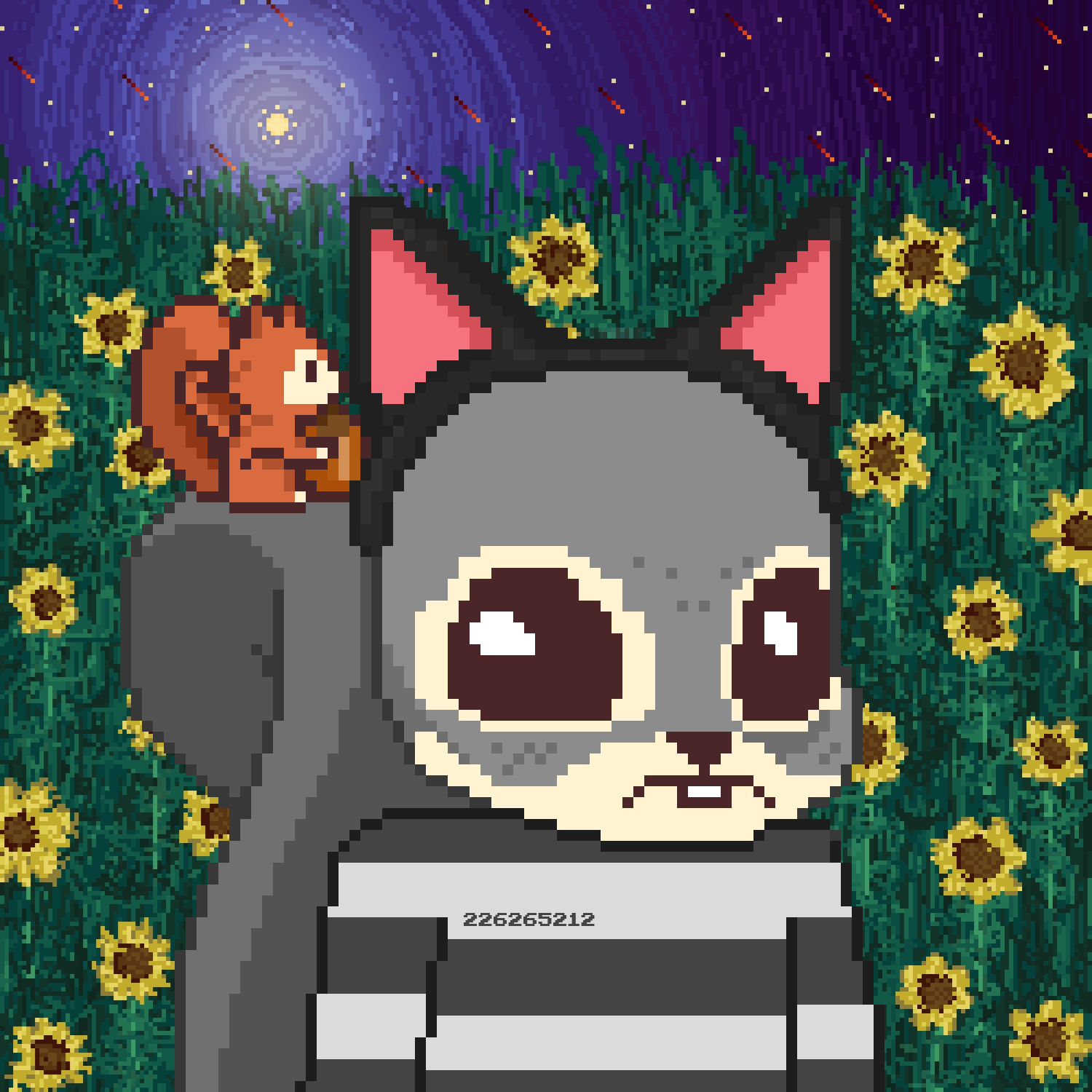 Pixel Squirrels #8158 NFT on Algorand