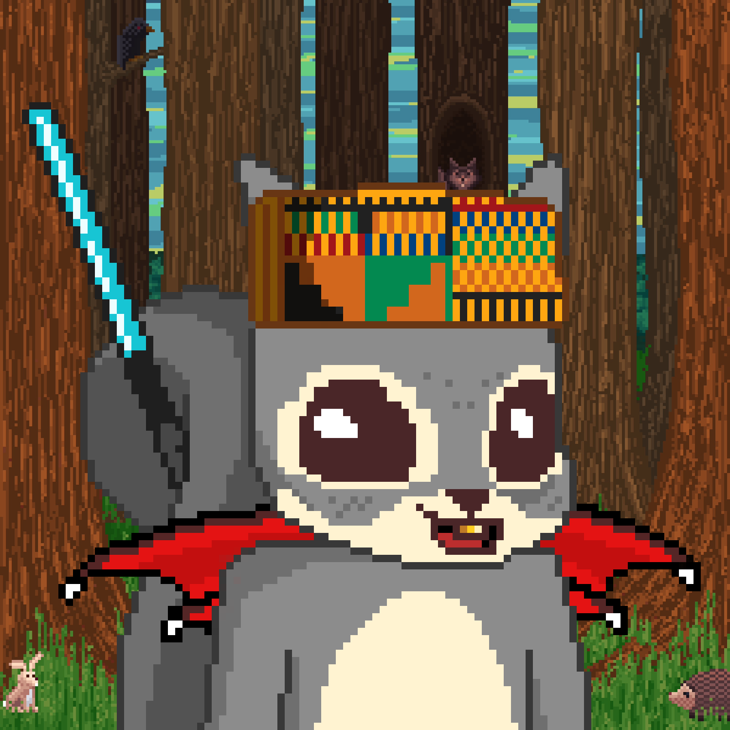 Pixel Squirrels #8163 NFT on Algorand