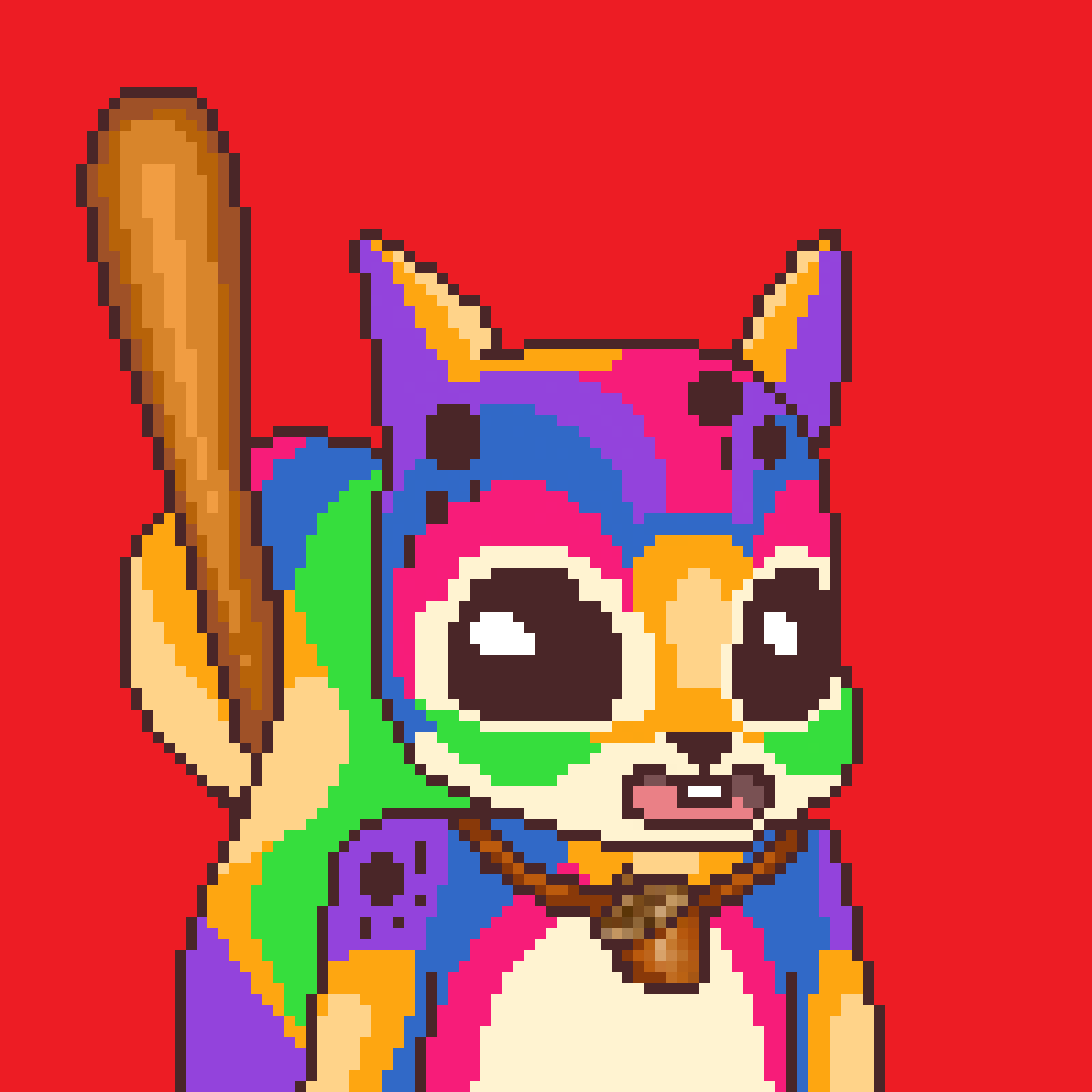 Pixel Squirrels #8169 NFT on Algorand