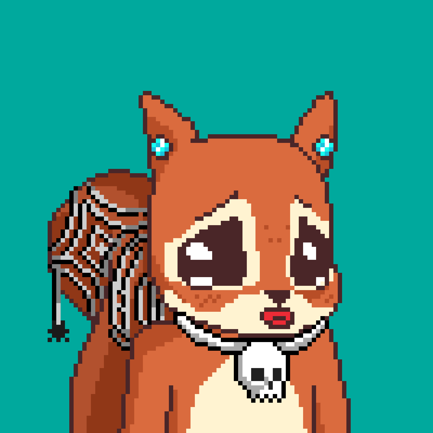 Pixel Squirrels #8209 NFT on Algorand