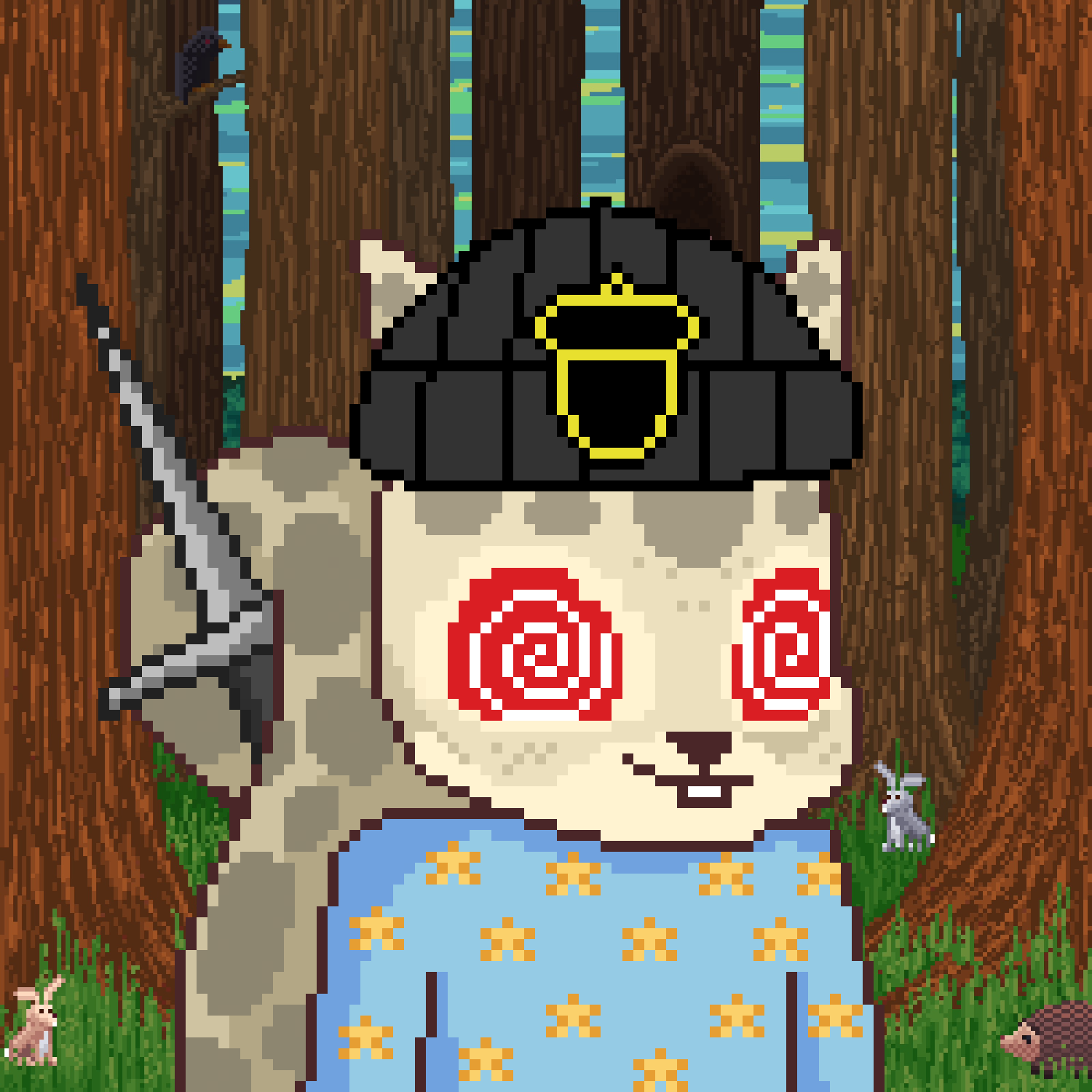 Pixel Squirrels #8216 NFT on Algorand