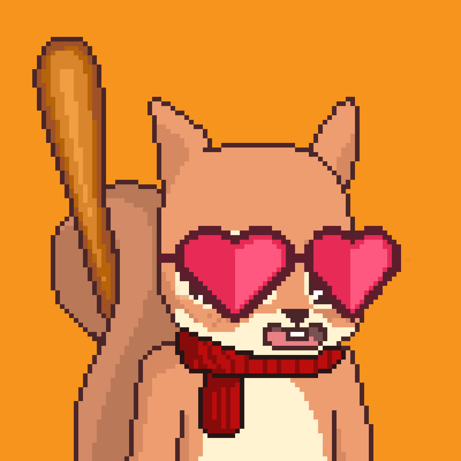 Pixel Squirrels #825 NFT on Algorand