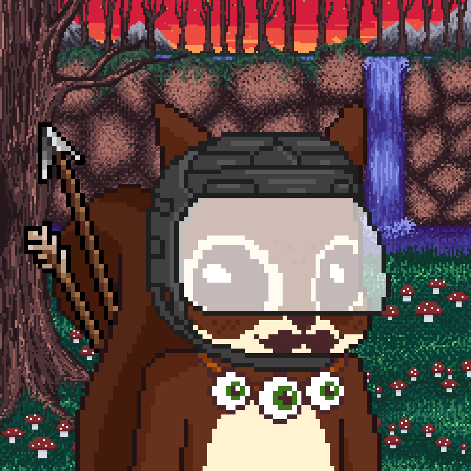 Pixel Squirrels #8264 NFT on Algorand