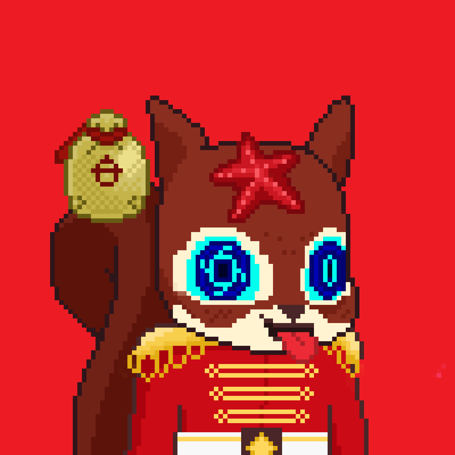 Pixel Squirrels #829 NFT on Algorand