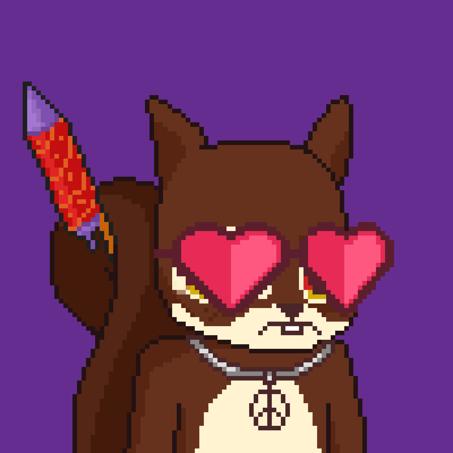 Pixel Squirrels #8321 NFT on Algorand