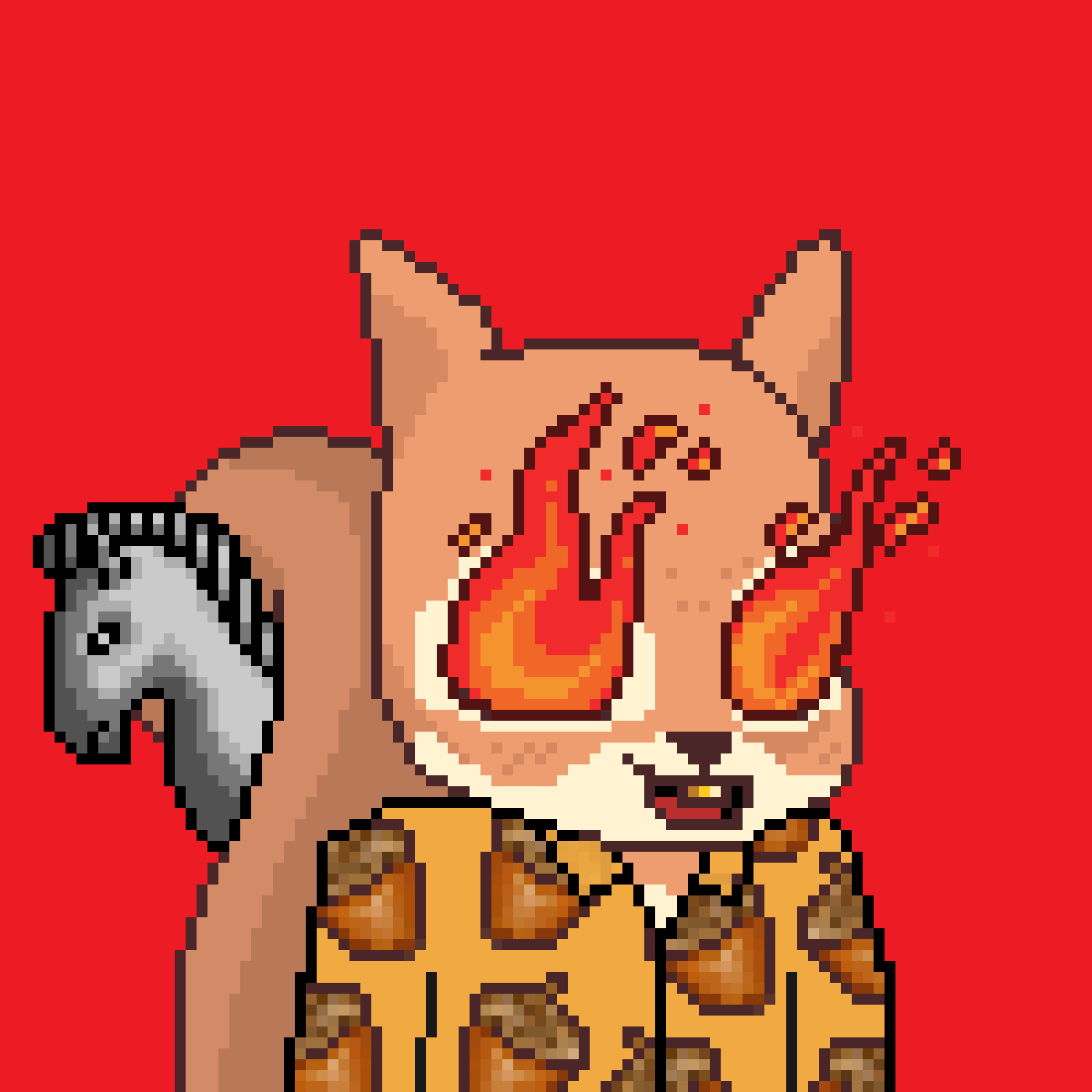 Pixel Squirrels #8358 NFT on Algorand