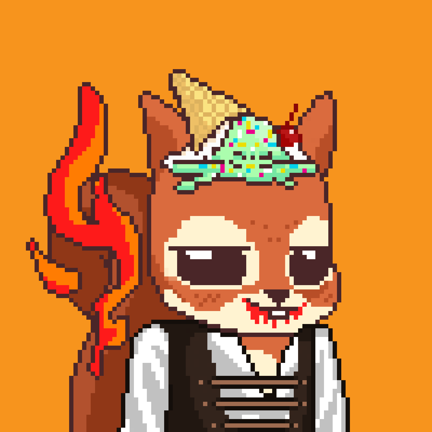 Pixel Squirrels #8372 NFT on Algorand