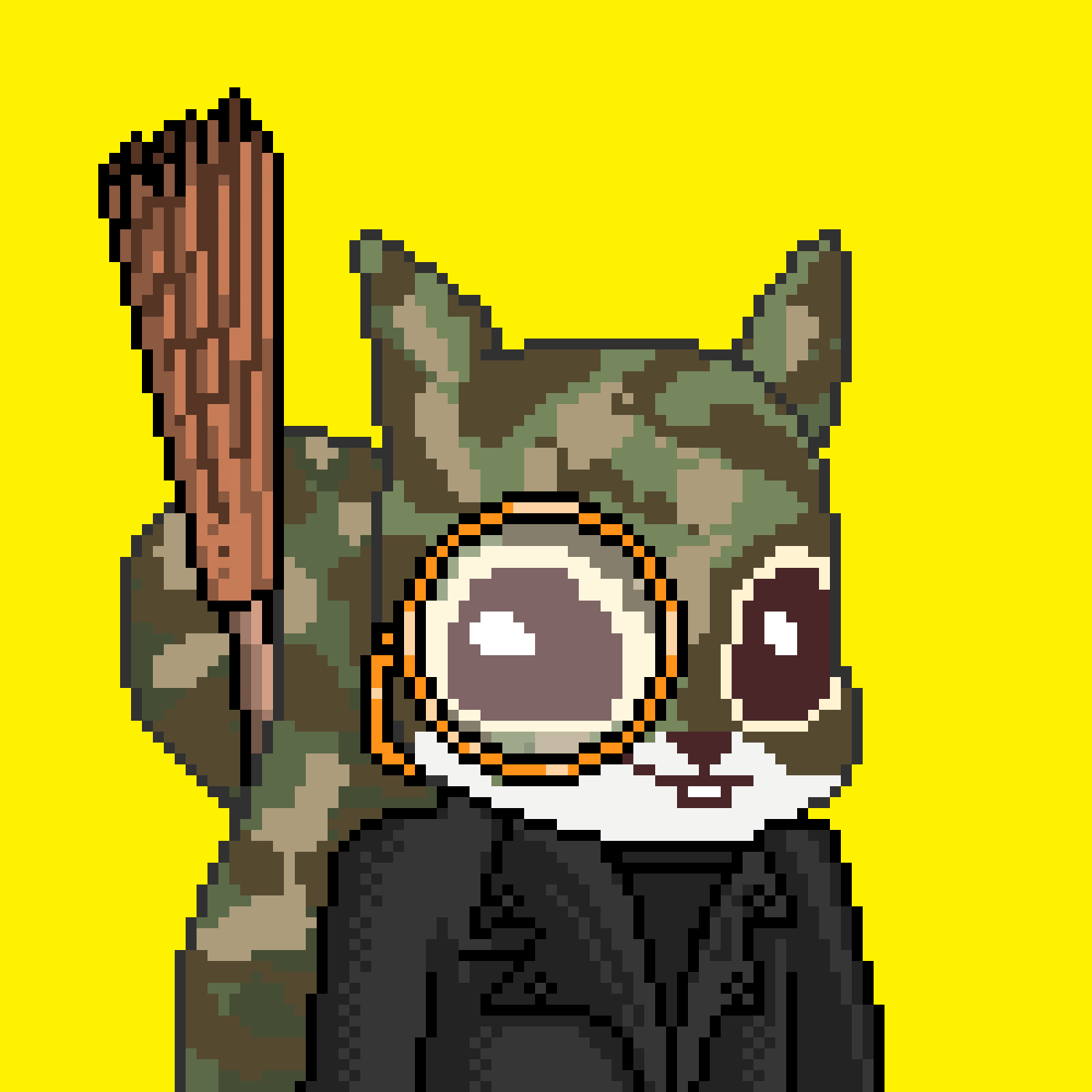 Pixel Squirrels #8376 NFT on Algorand