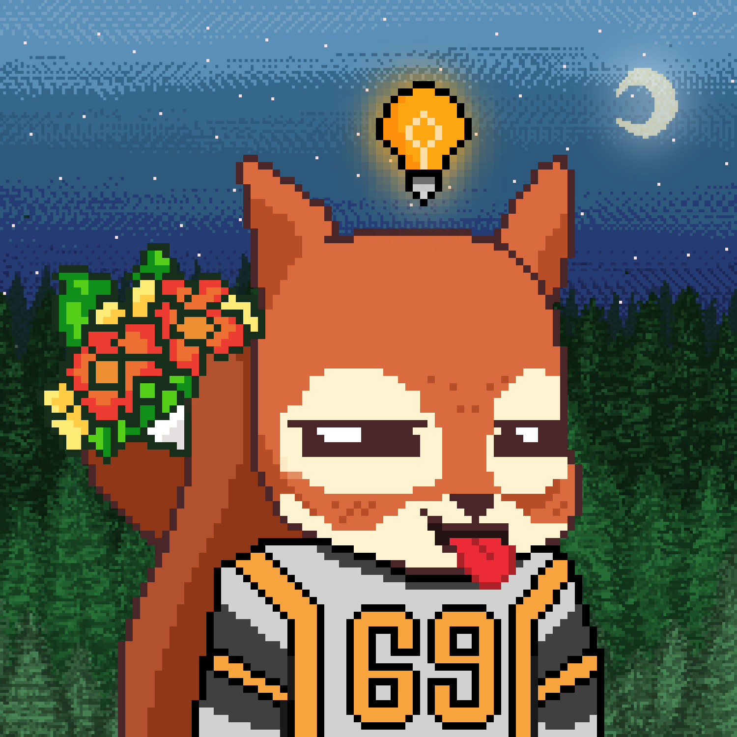Pixel Squirrels #8437 NFT on Algorand