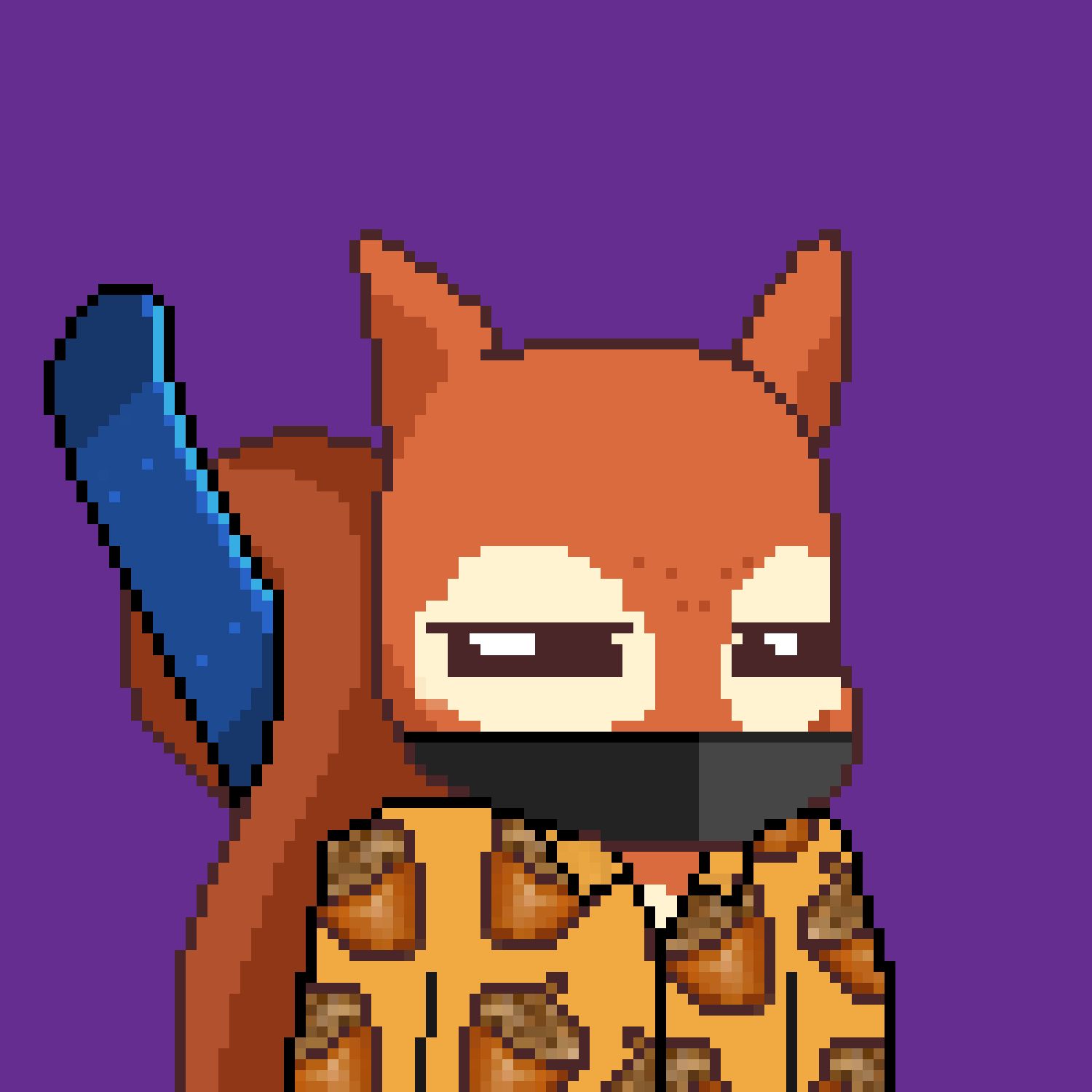 Pixel Squirrels #8450 NFT on Algorand