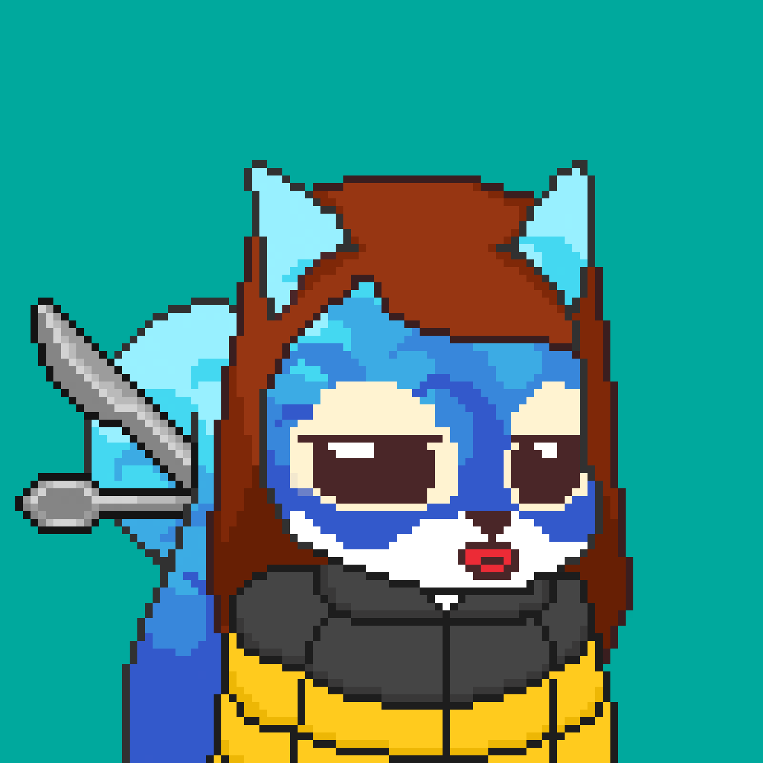 Pixel Squirrels #8493 NFT on Algorand